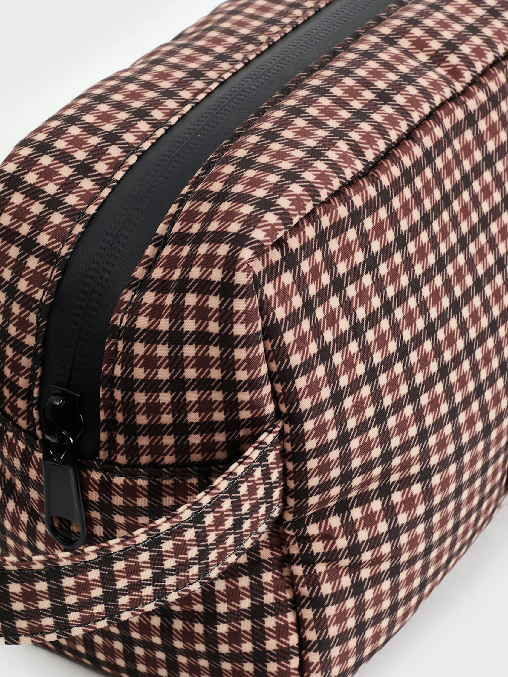 Printed nylon toiletry bag