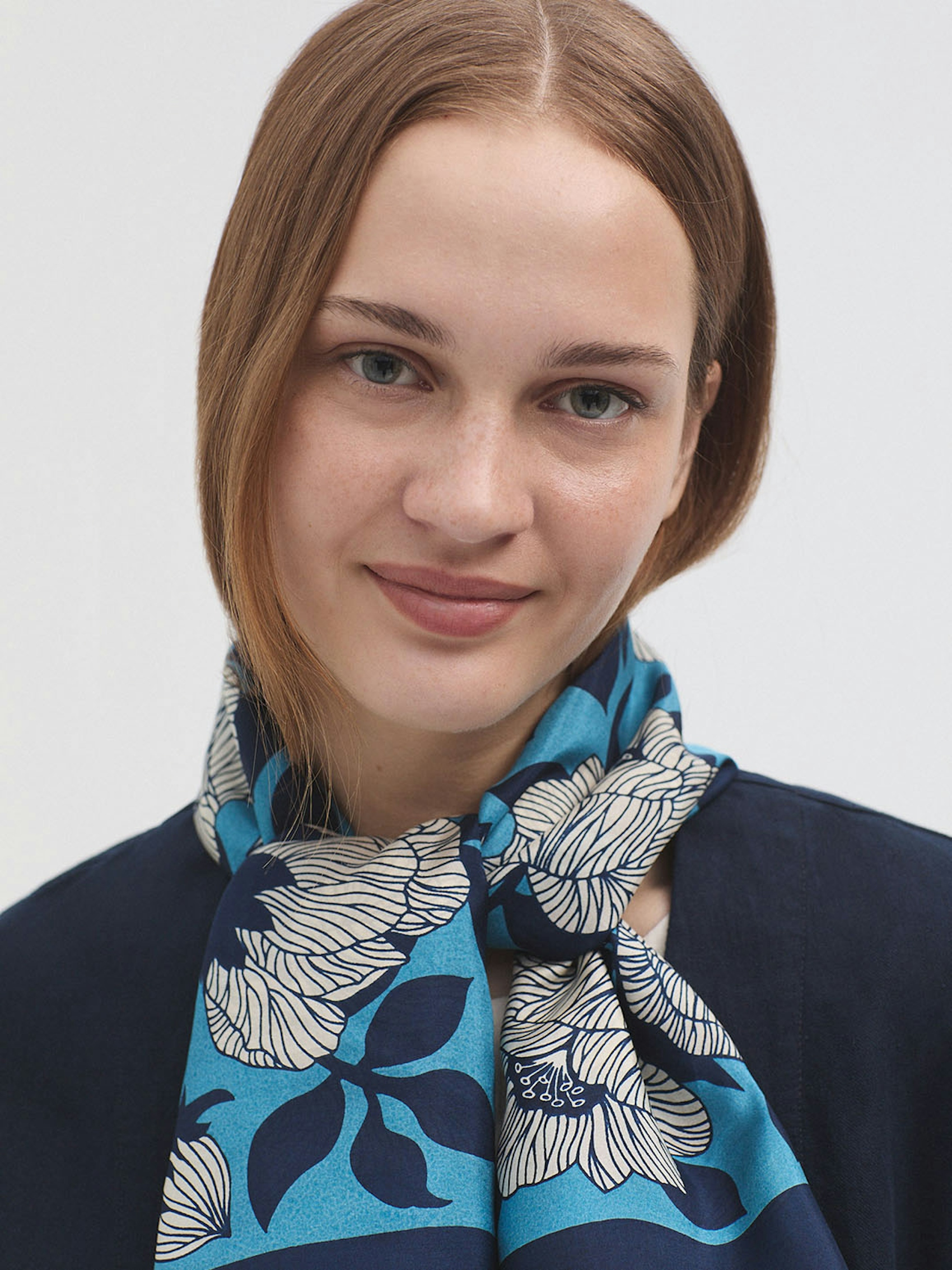 Foulard Camelia seta