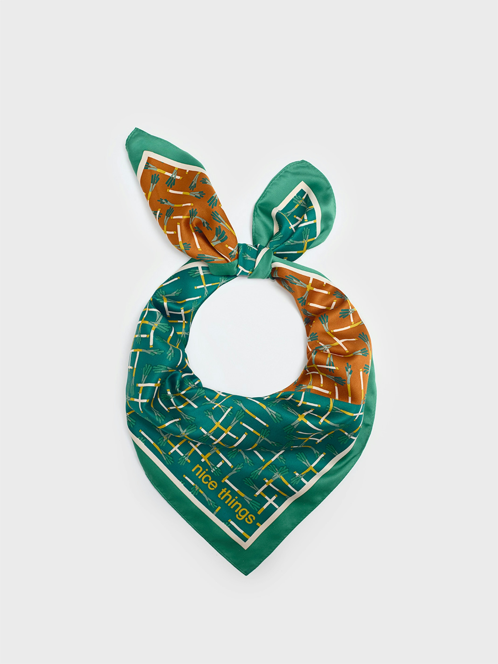 Carré satin Greenery Patch
