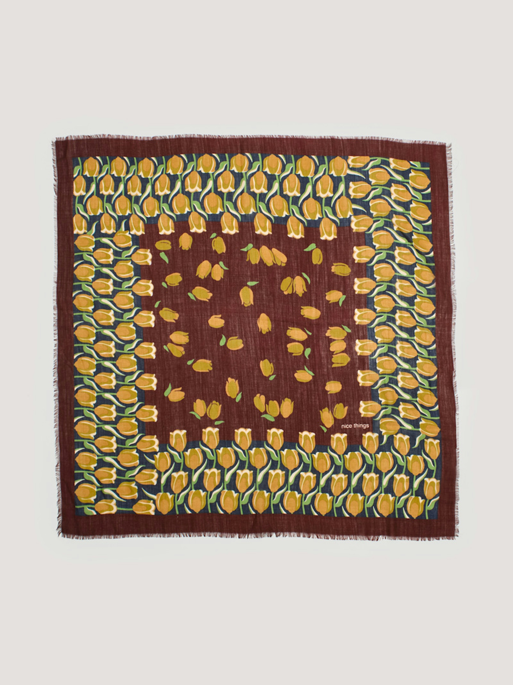 Tulips Garden scarf
