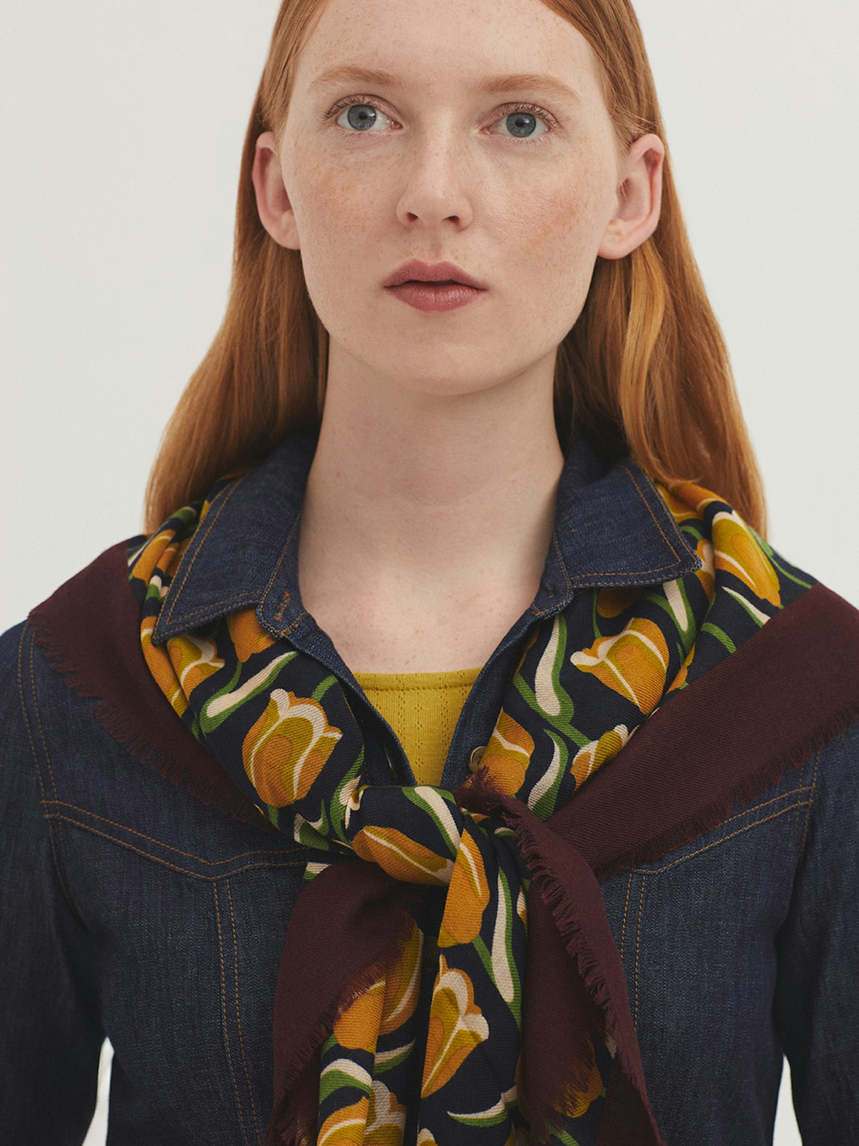 Tulips Garden scarf