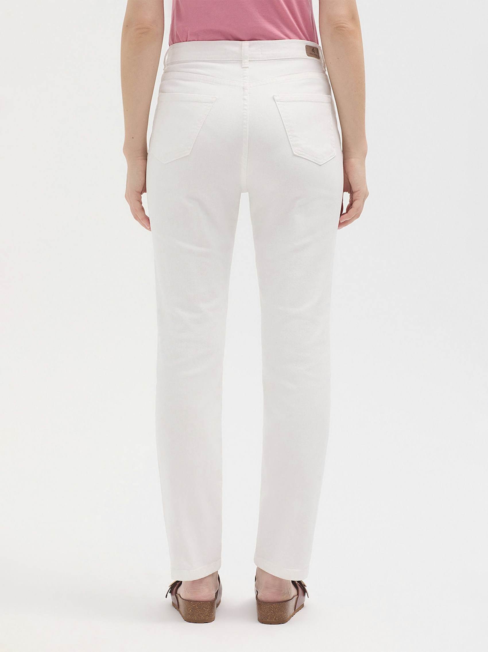 Five-pocket twill trousers