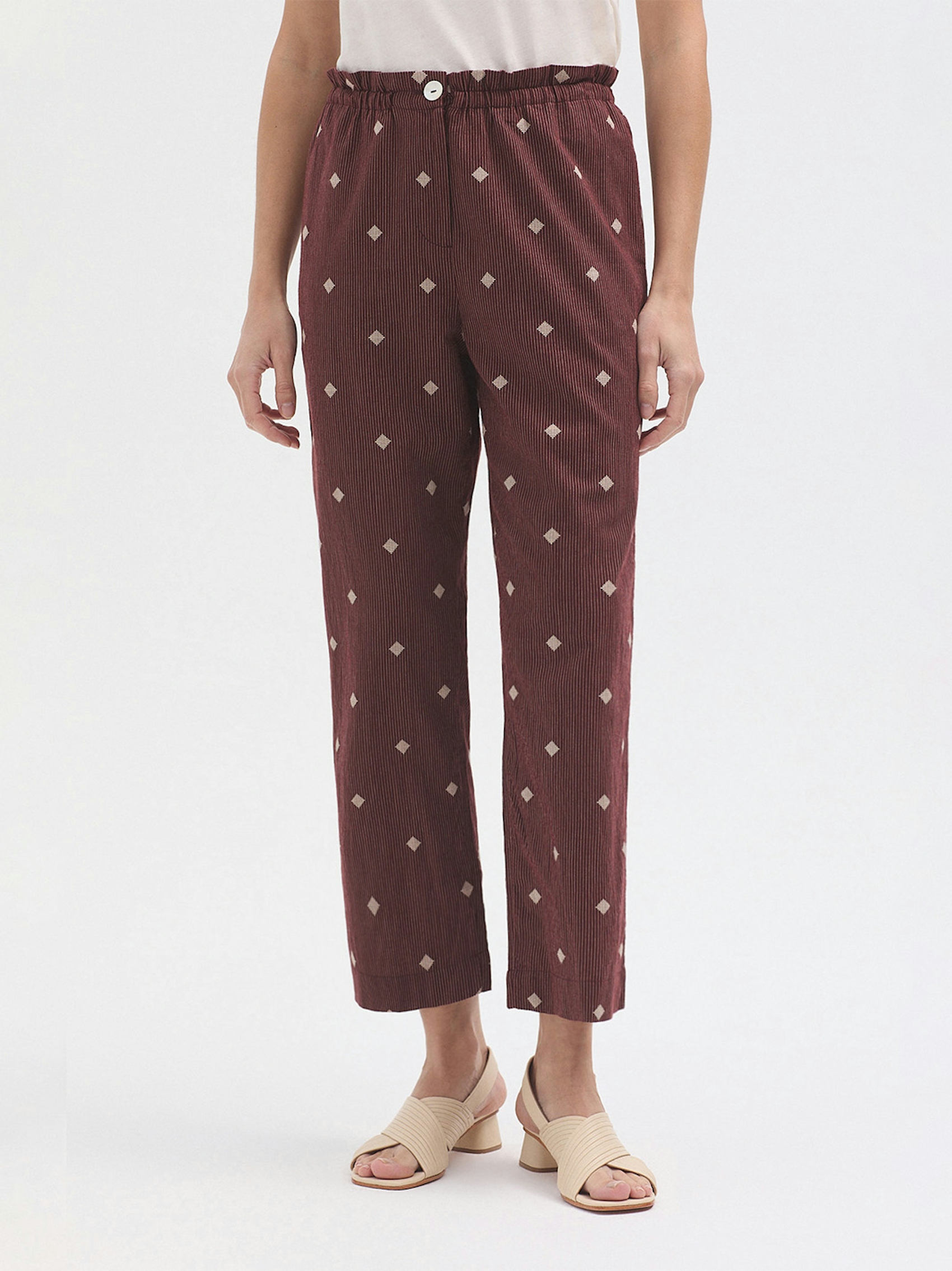 Pantalón Diamond jacquard