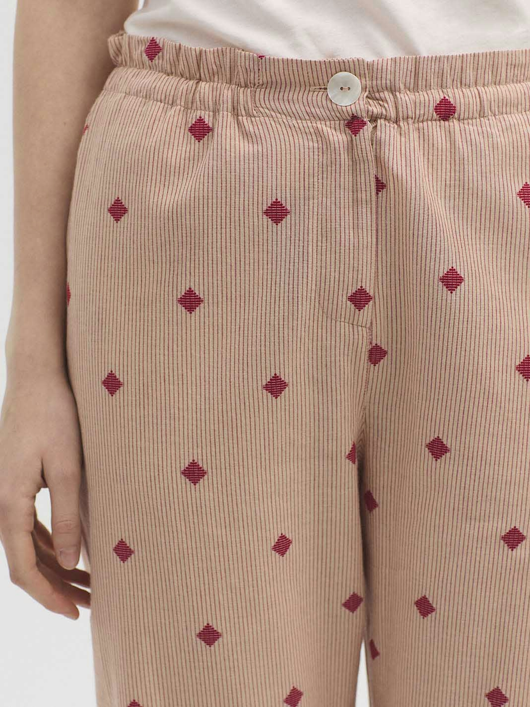 Pantalón Diamond jacquard