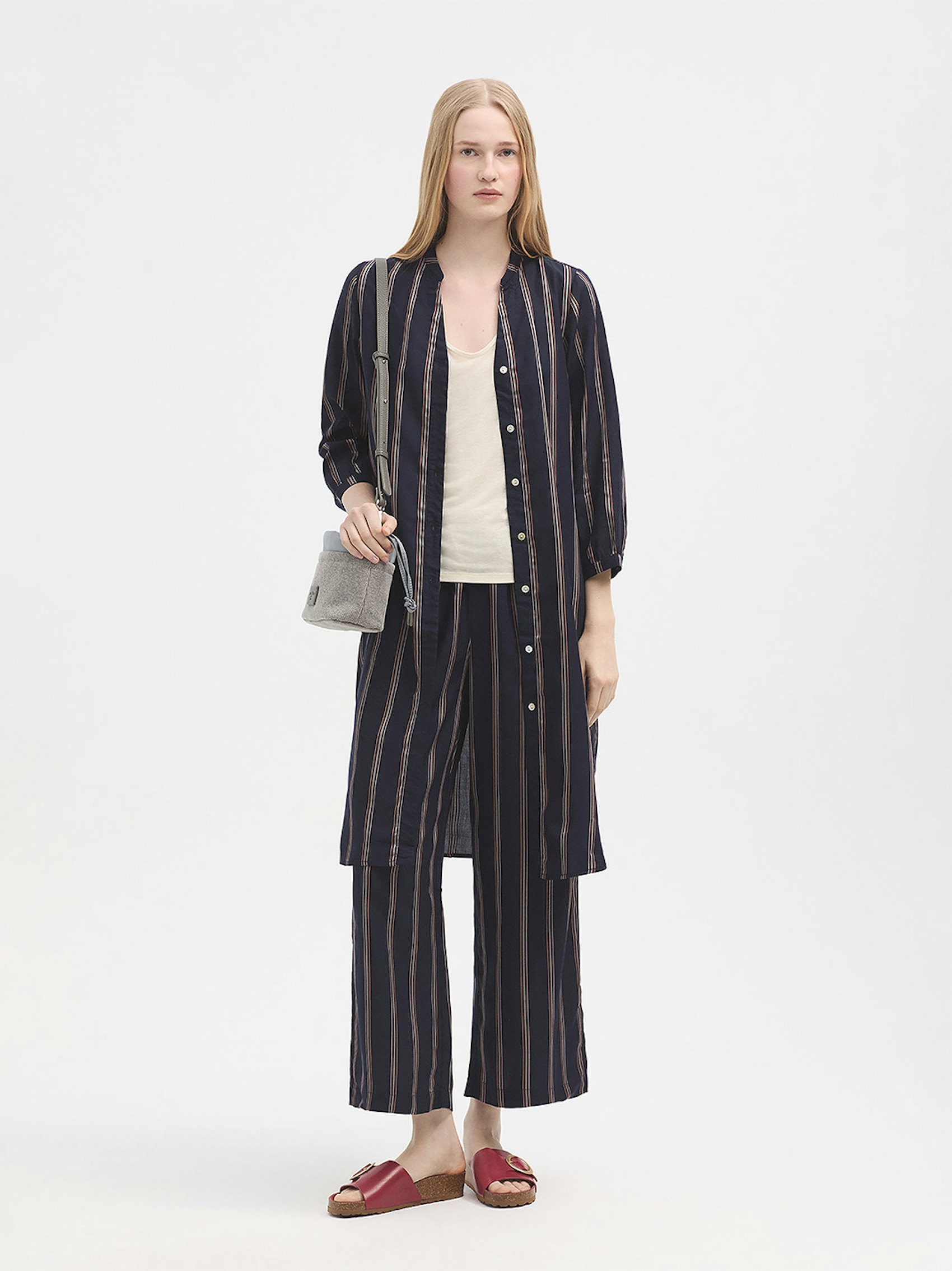 Pantalón Tiny Stripes jacquard