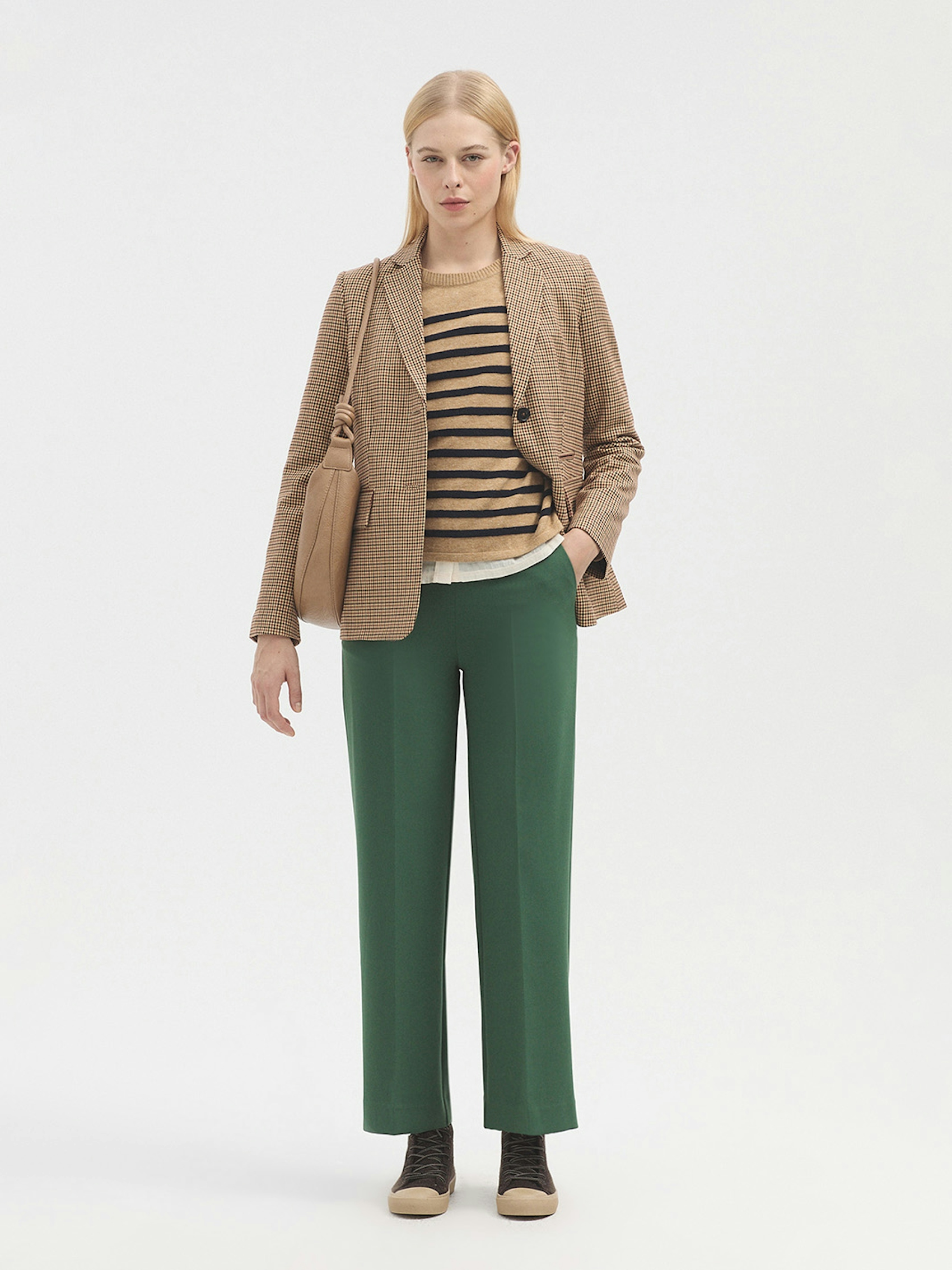 Pantalón ancho elástica