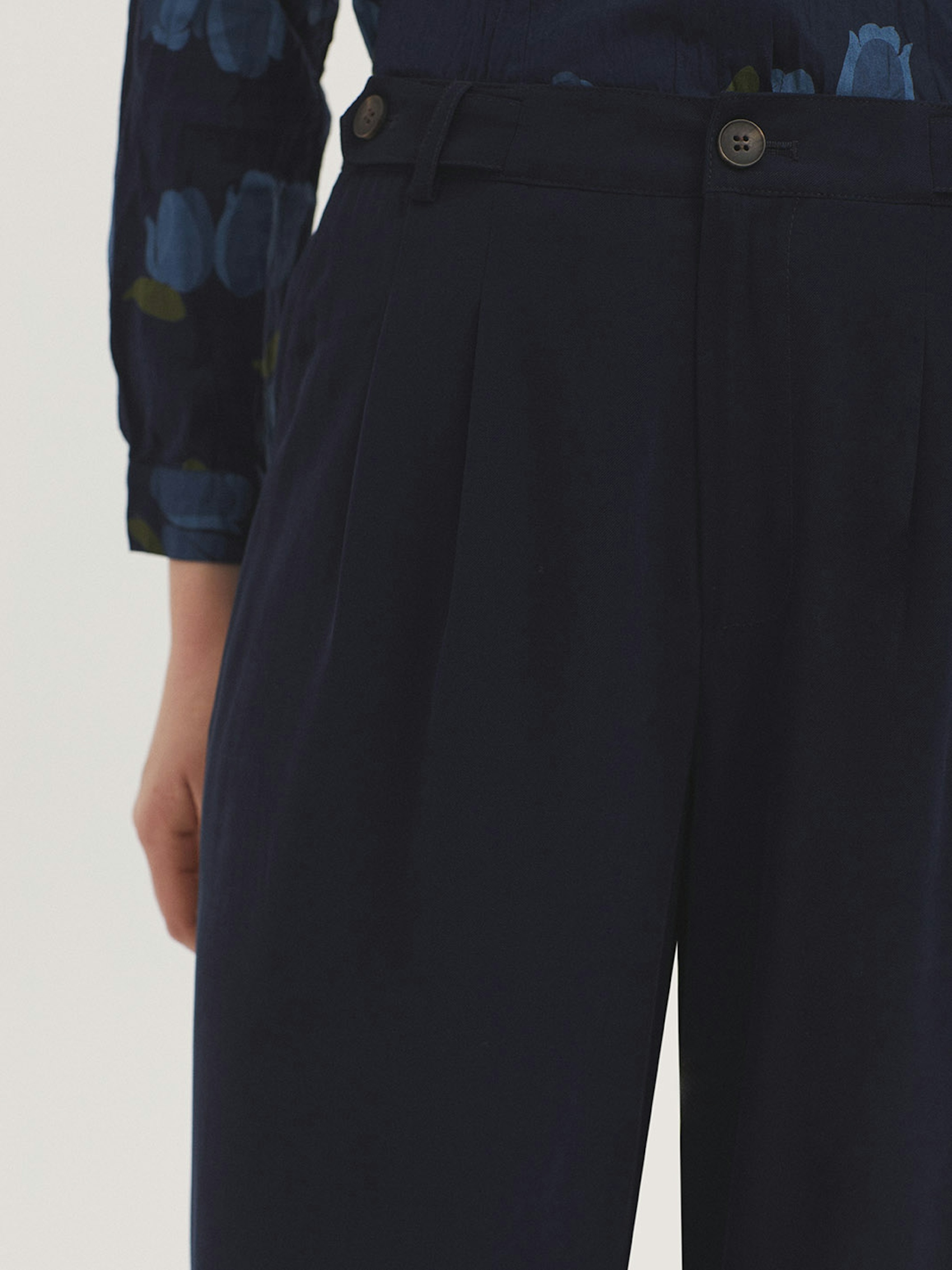 Pantalon large en viscose Ecovero 1