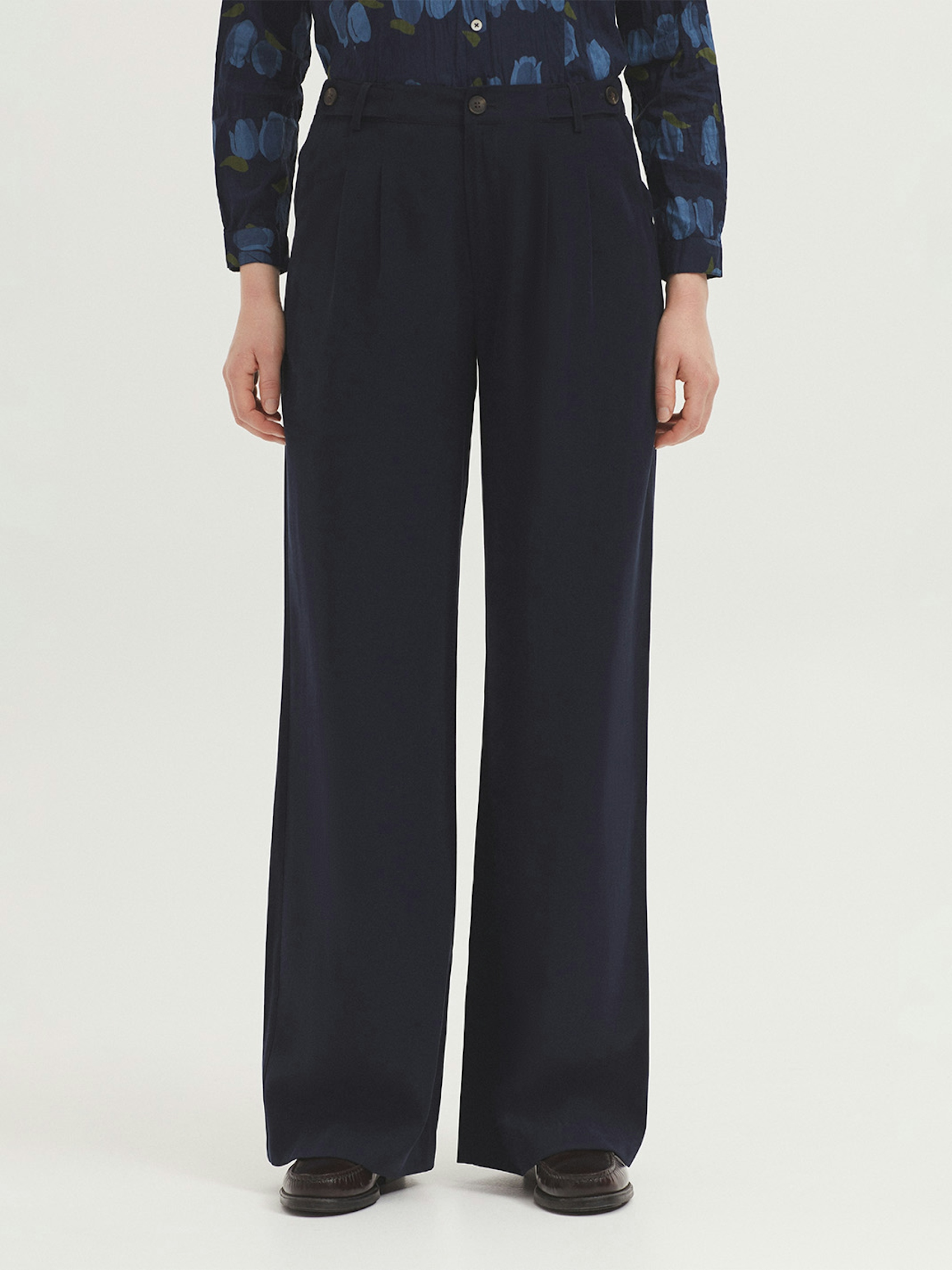 Pantalon large en viscose Ecovero 3
