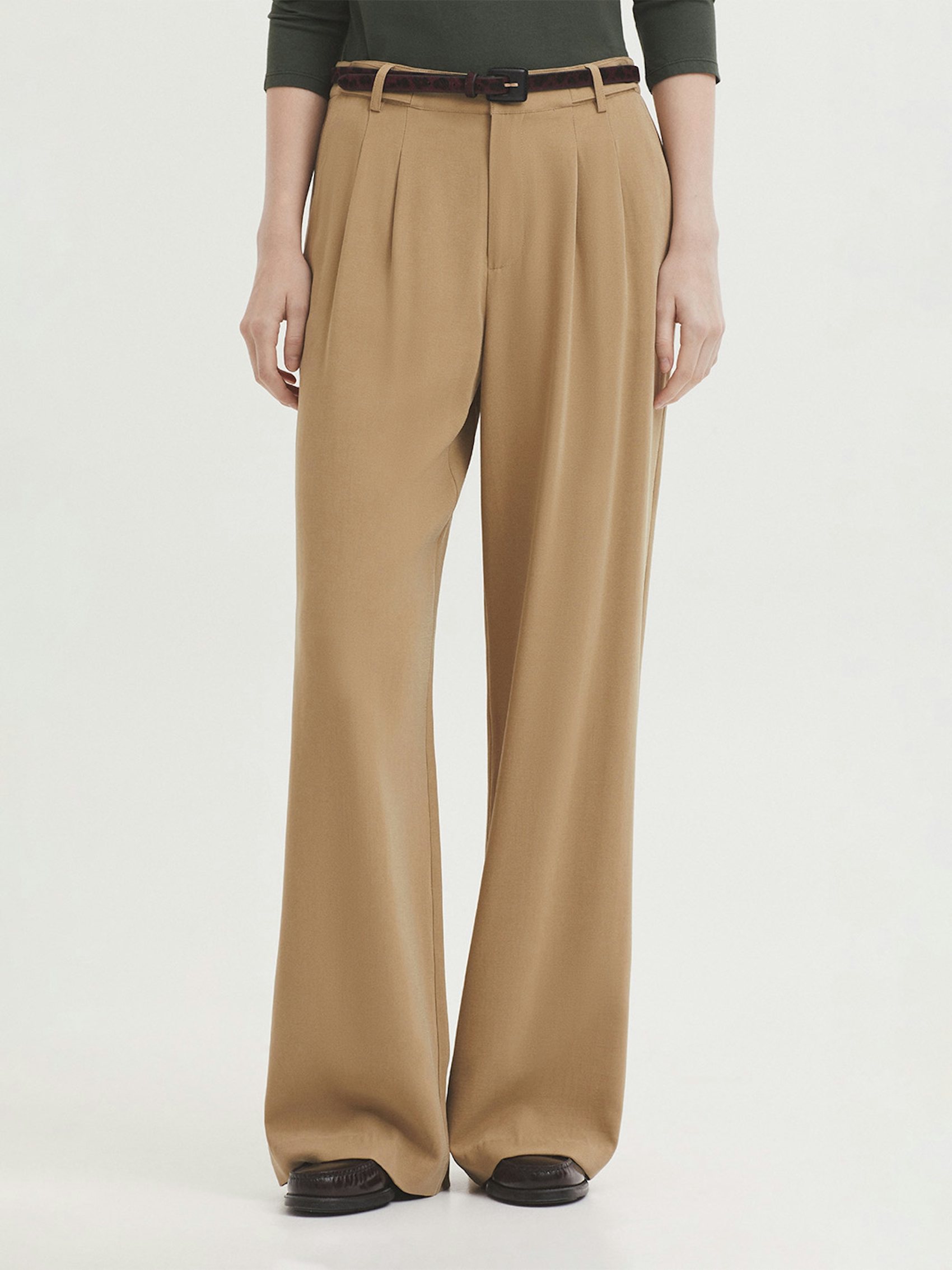 Pantalon large en viscose Ecovero