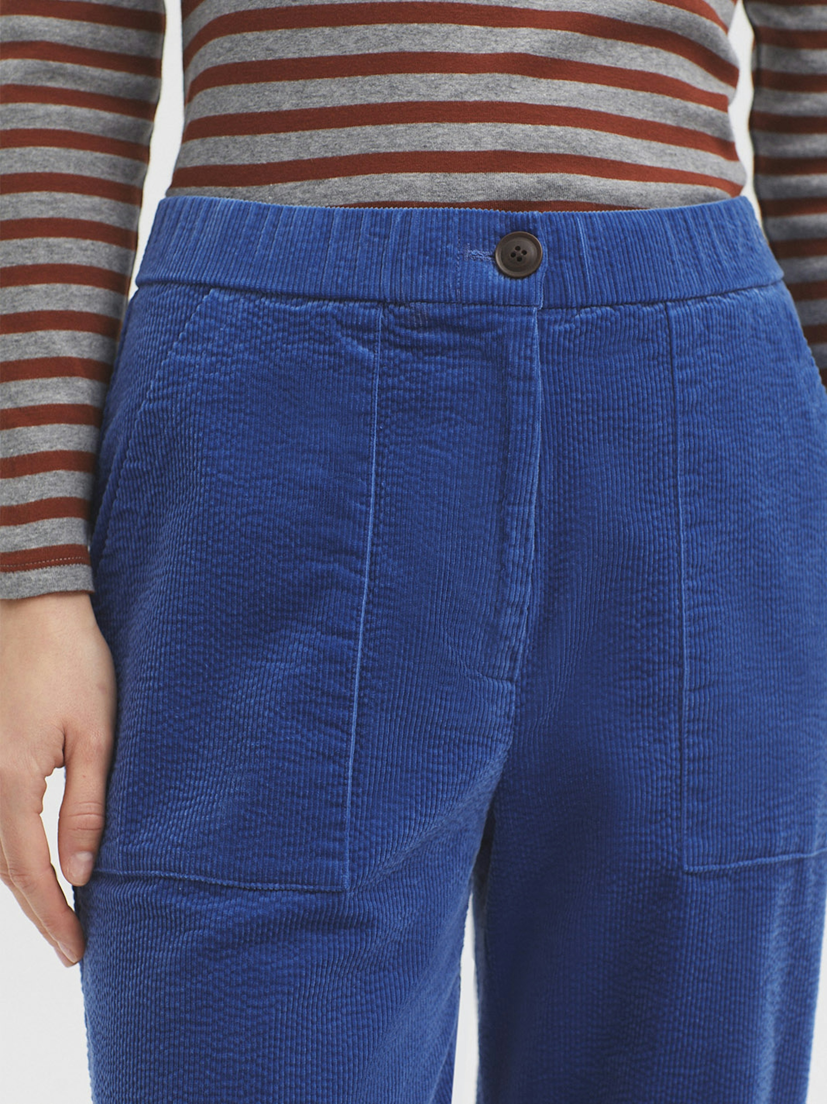 Cord cargo trousers 2