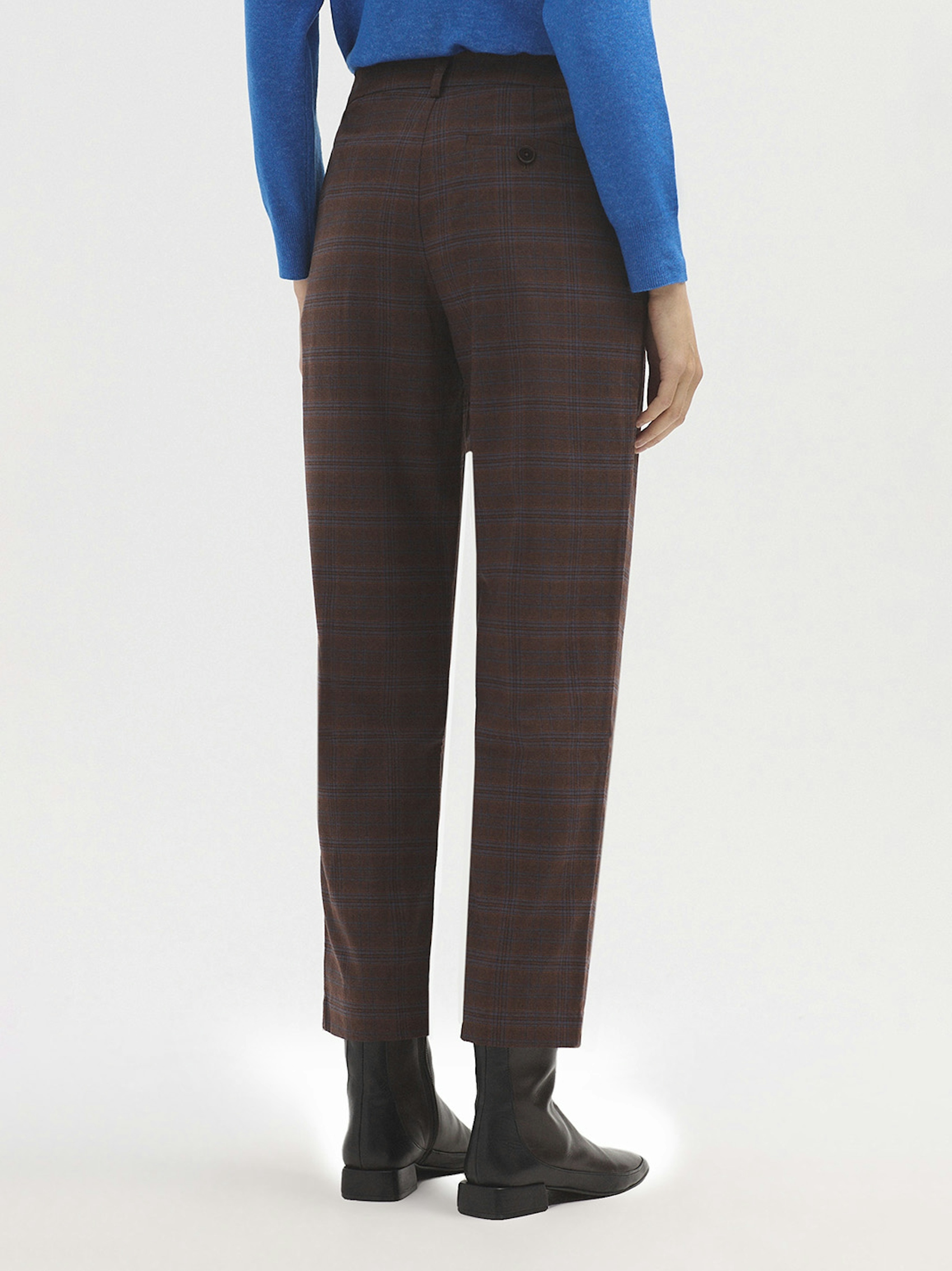 Pantaloni quadri pinces 3