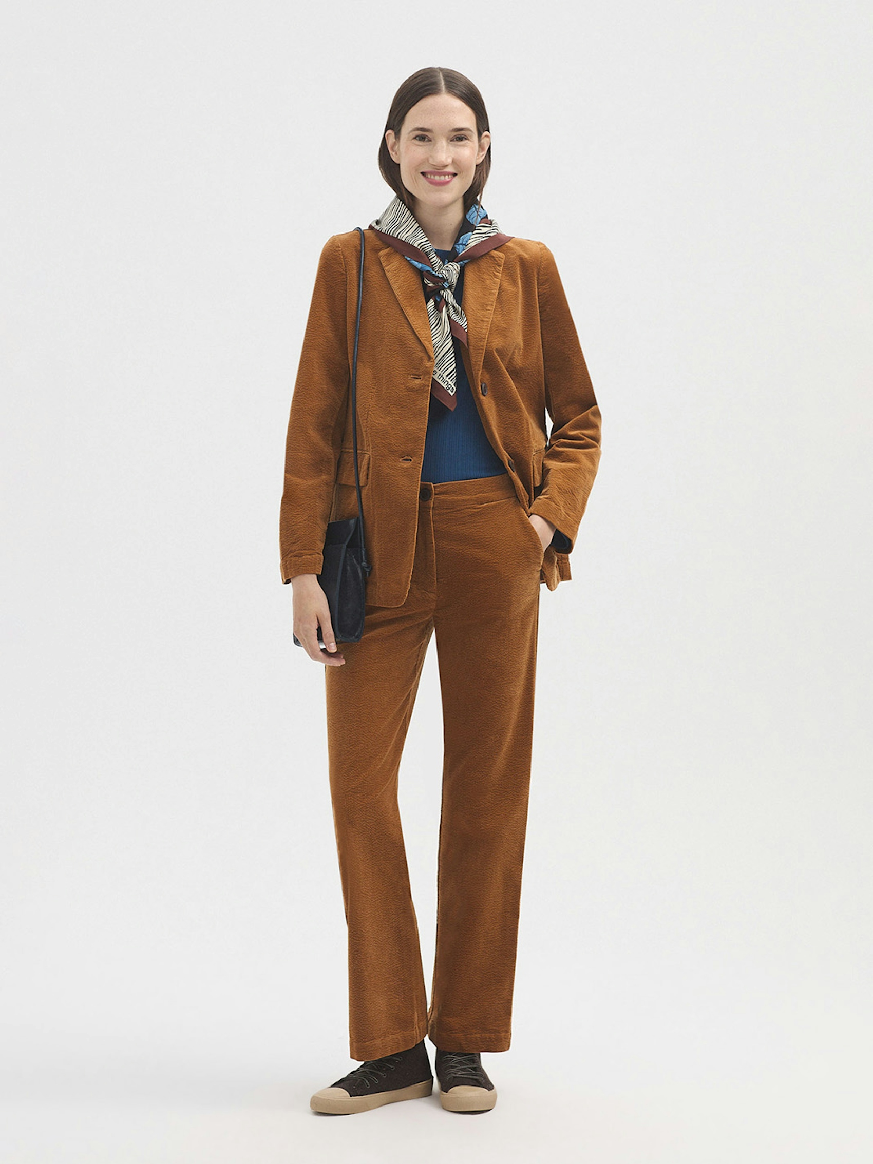 Bubble cord trousers