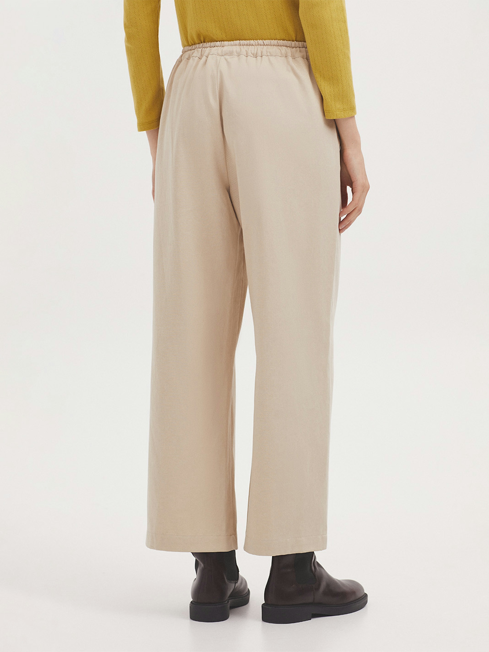 Pantalón goma mezcla Tencel y algodón