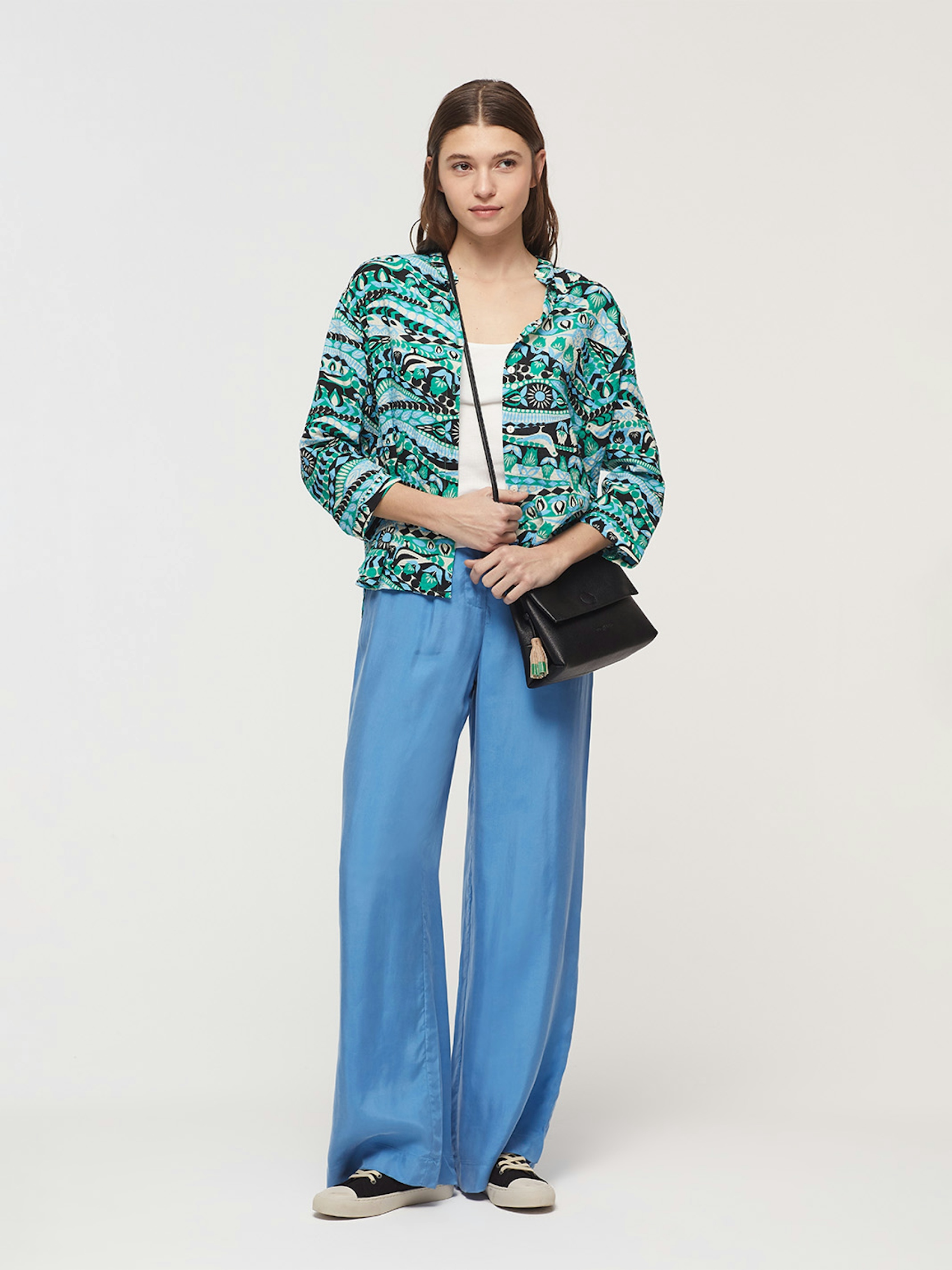 Pantalón maxi cupro