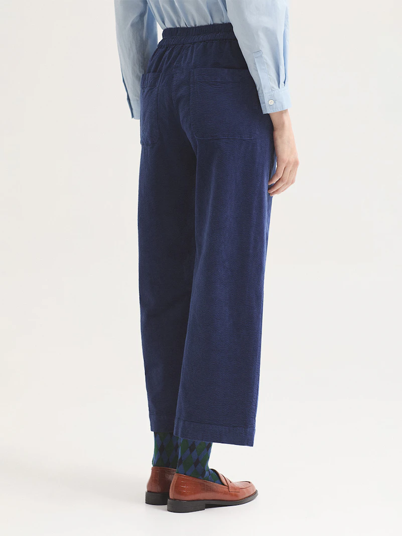 Pantalón pana cintura elástica