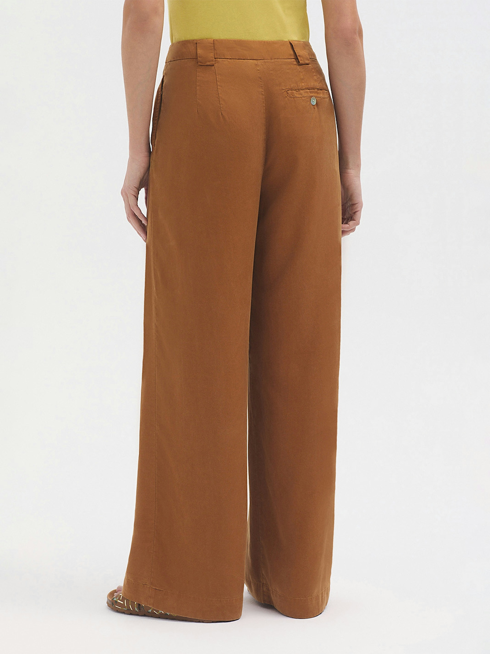 Pantalon pinces tencel