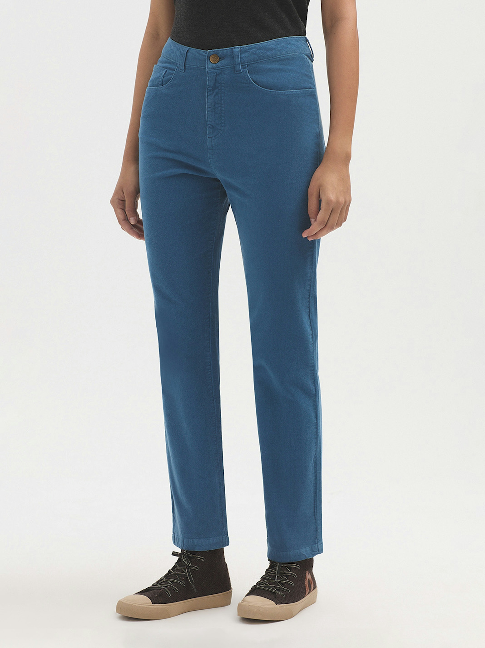 Pantalon en micro-velours 1