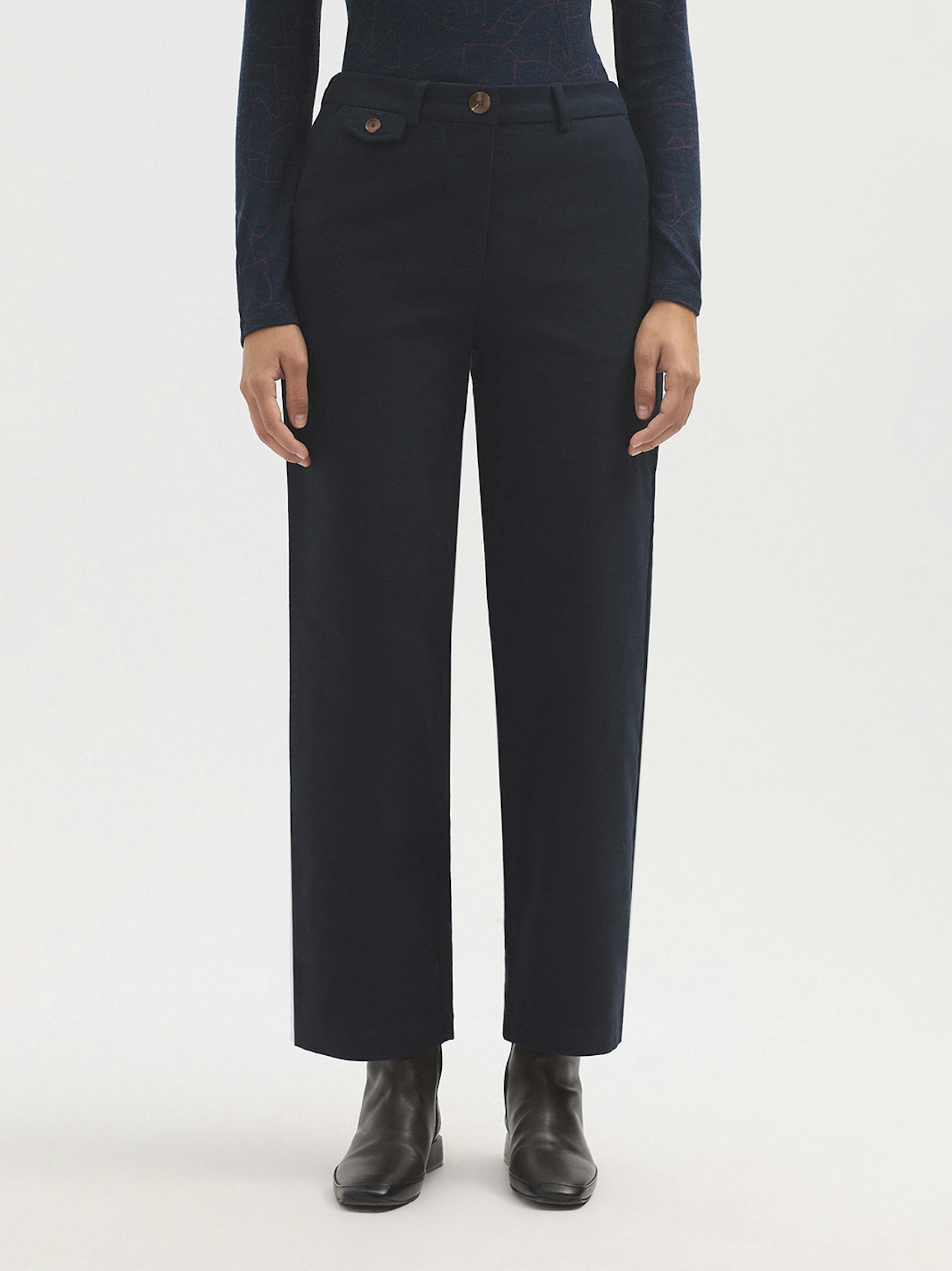 Pantalón sastre elástica