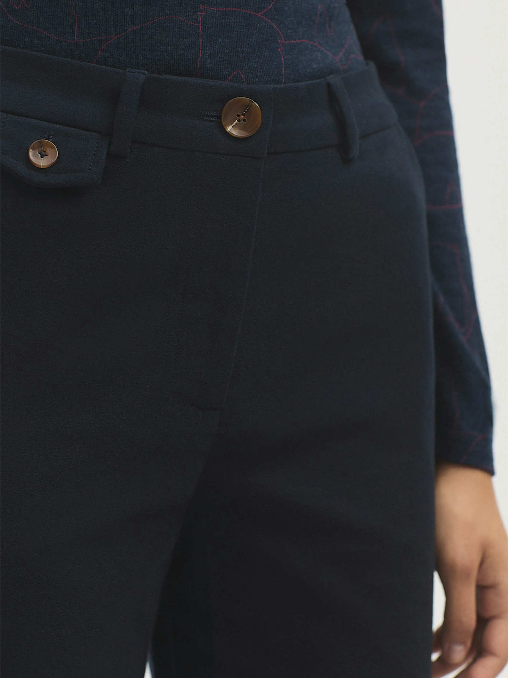 Pantalón sastre elástica