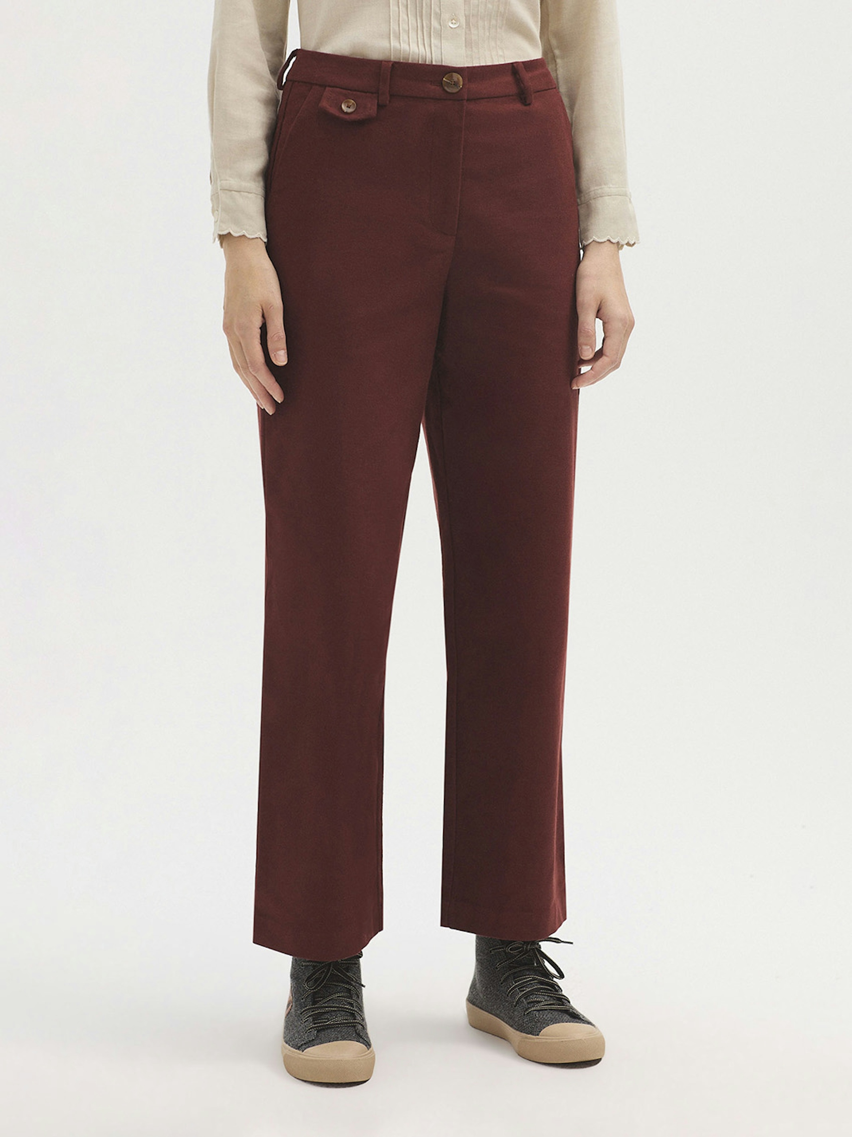 Pantalón sastre elástica