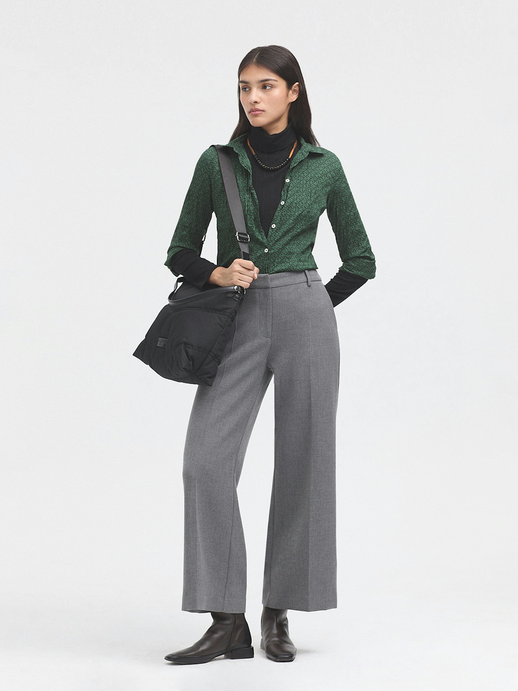 Pantalón traje estructurado