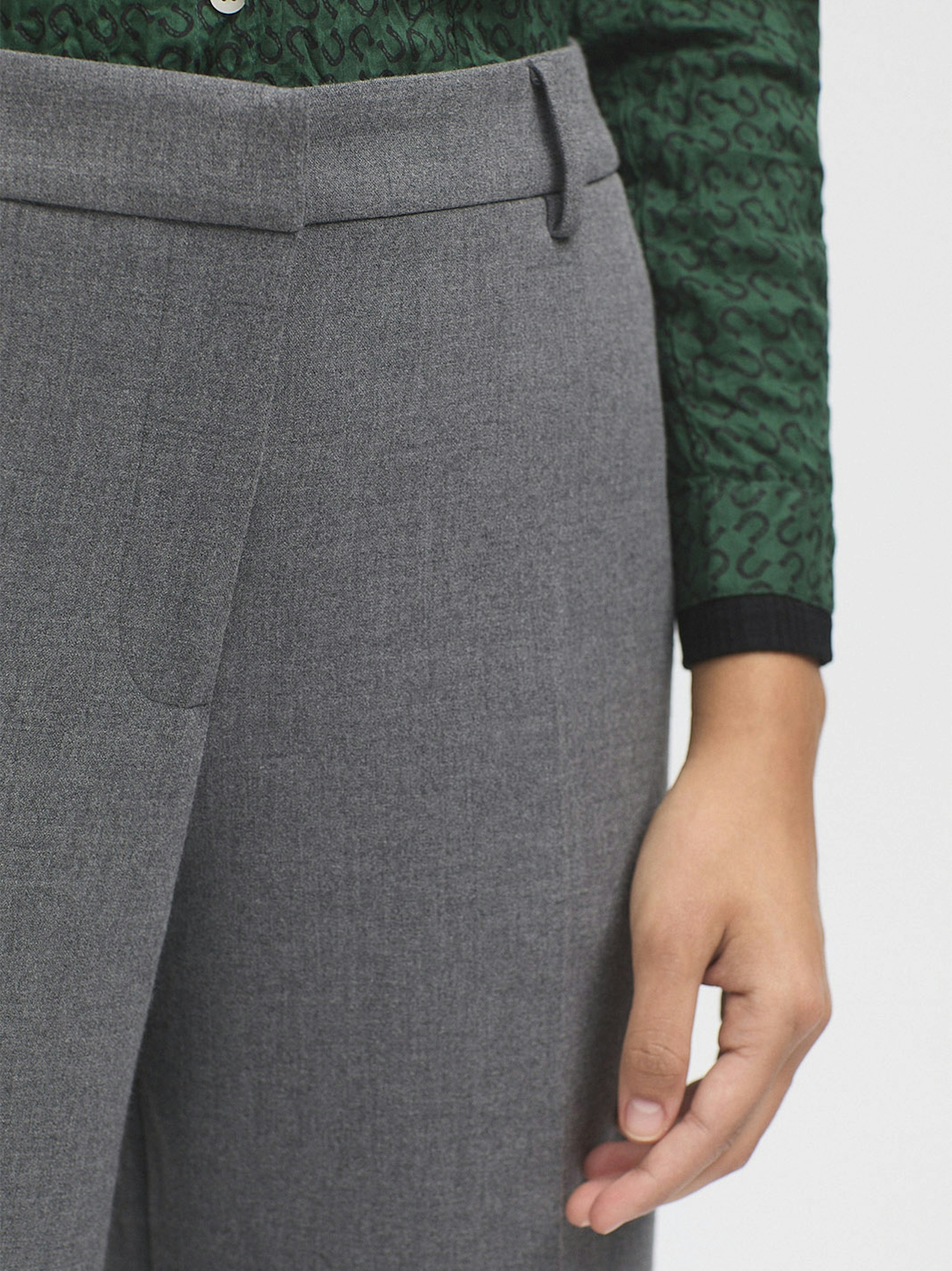 Pantalón traje estructurado