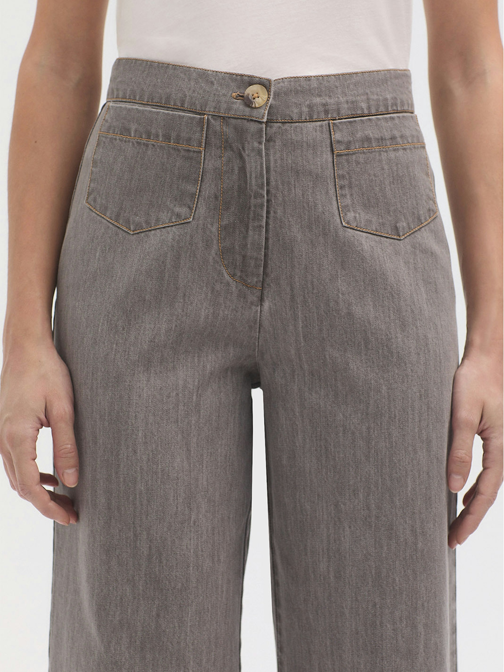 Pantalon jean gris