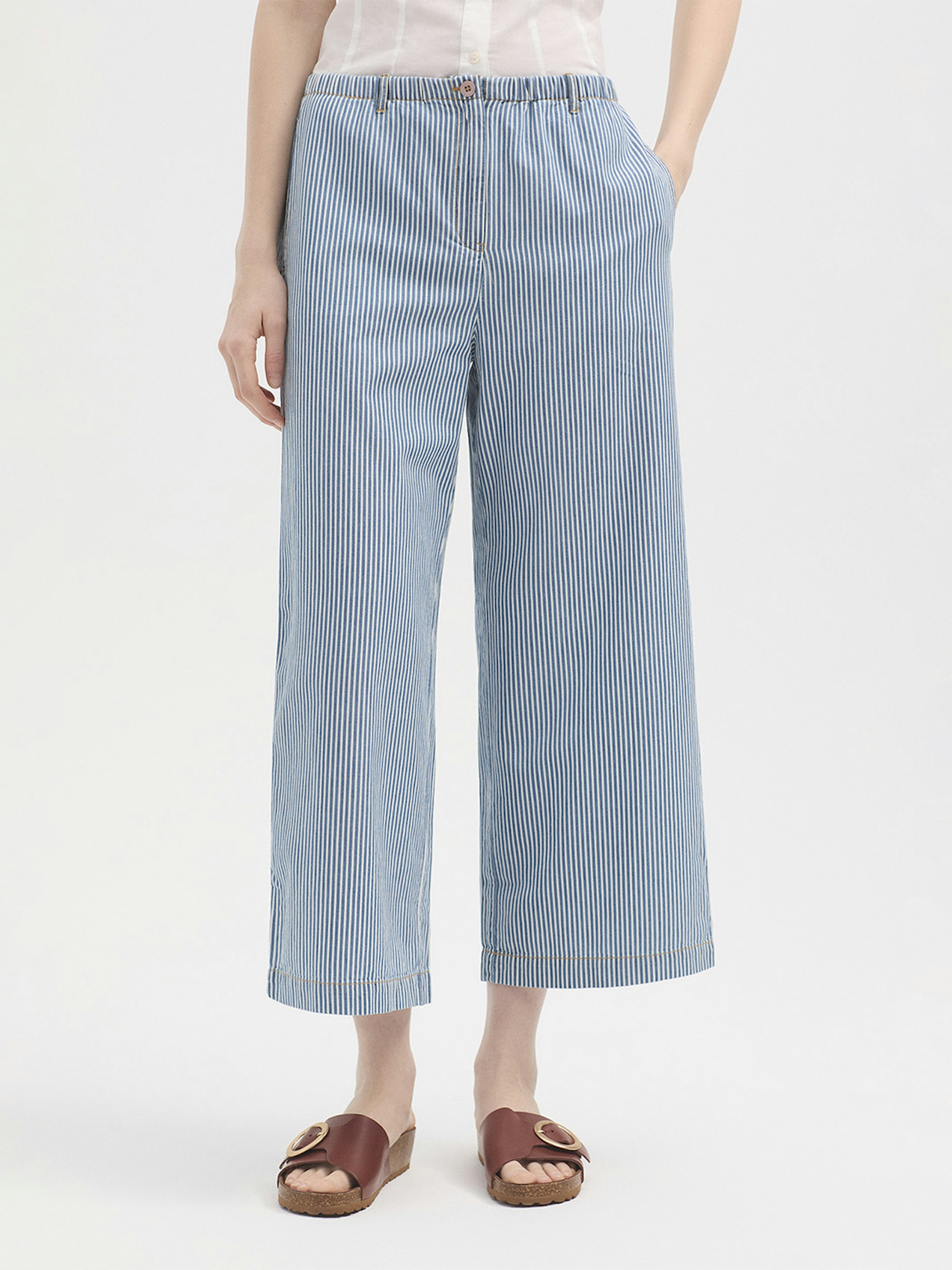 Pantalón vaquero rayas
