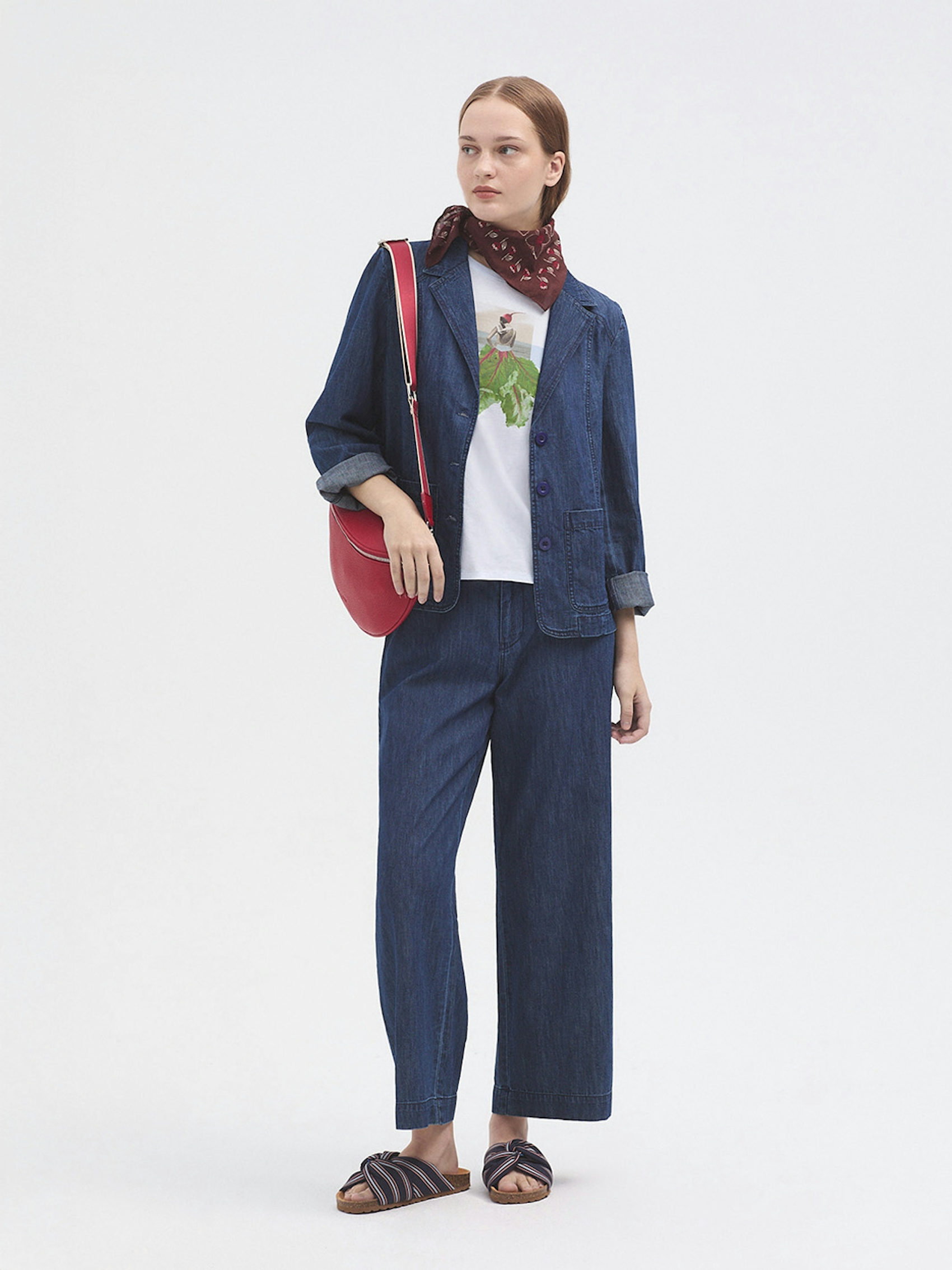 Pantalon jean large 0