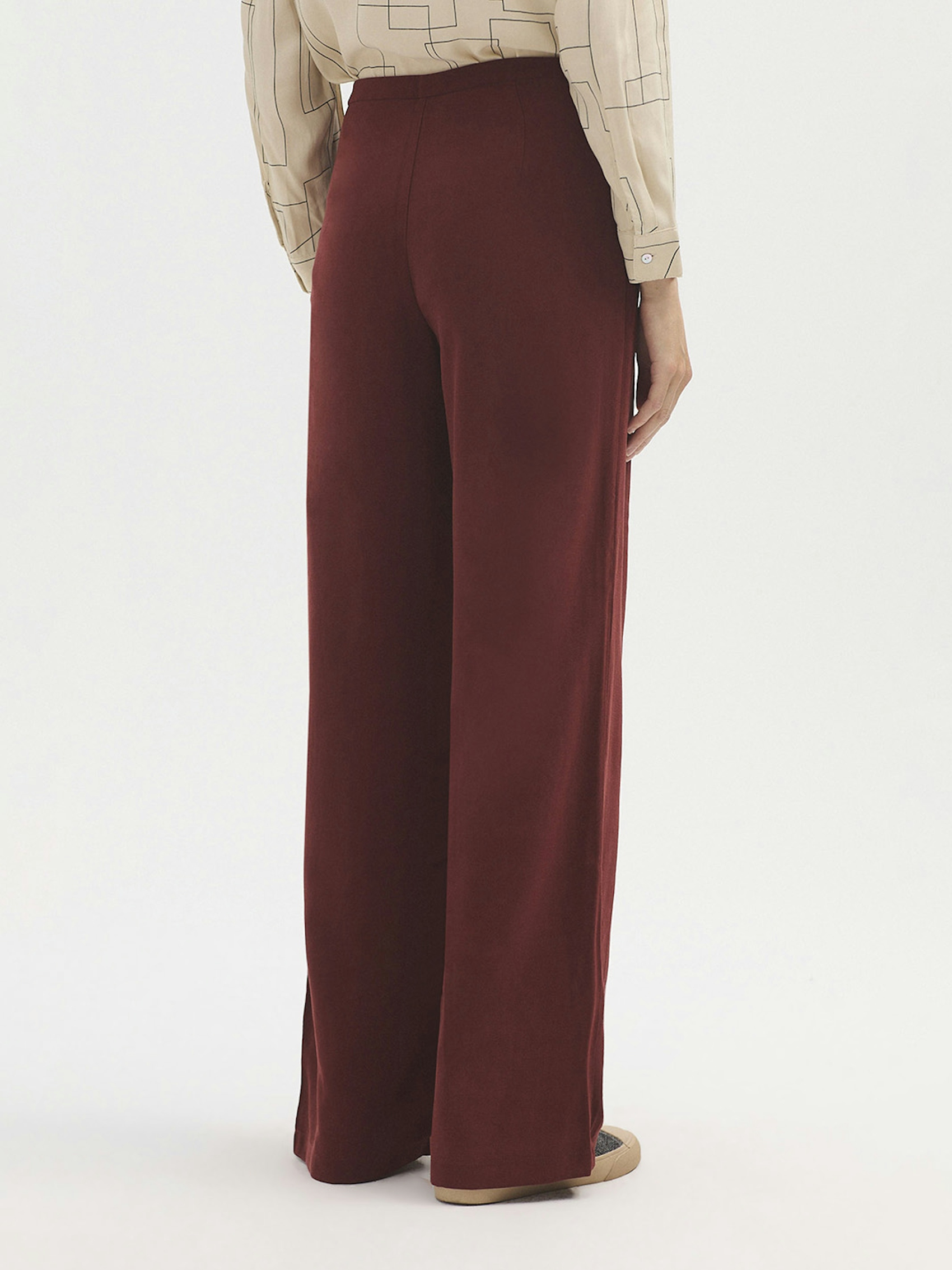 Pantalón wide leg viscosa