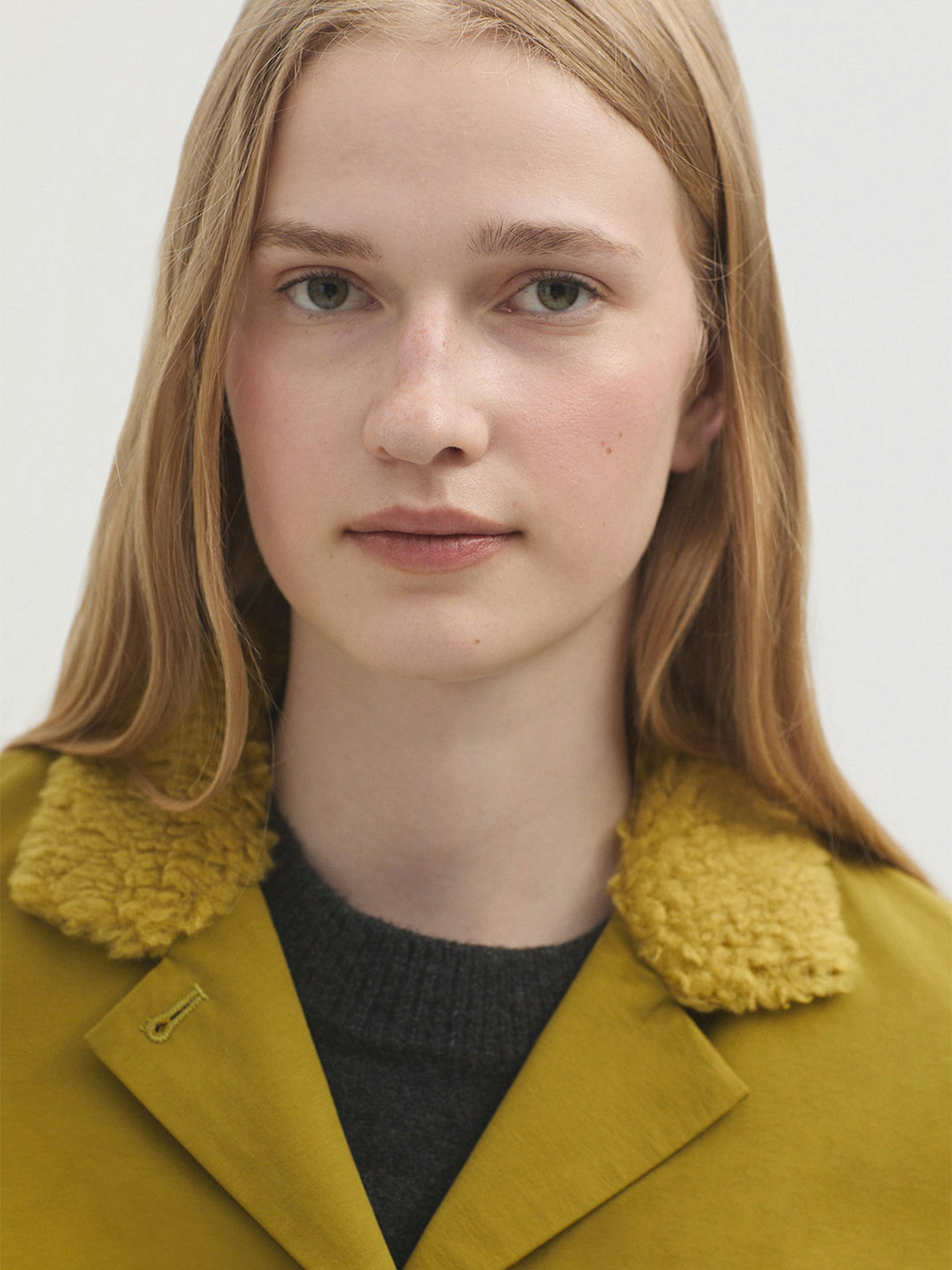 Sheepskin lined parka