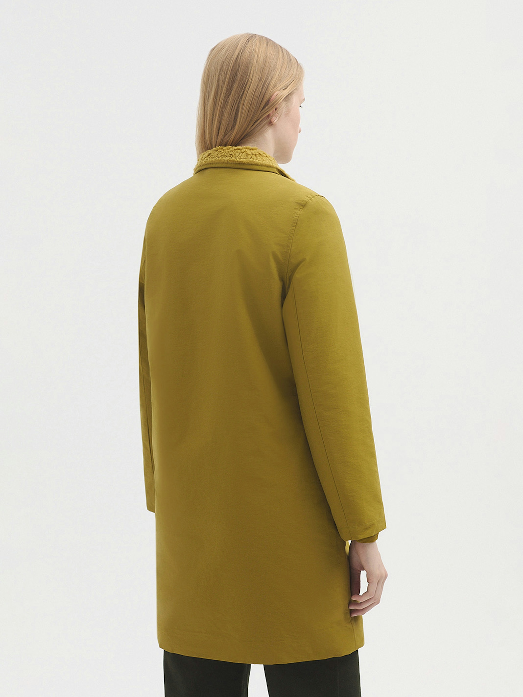 Sheepskin lined parka