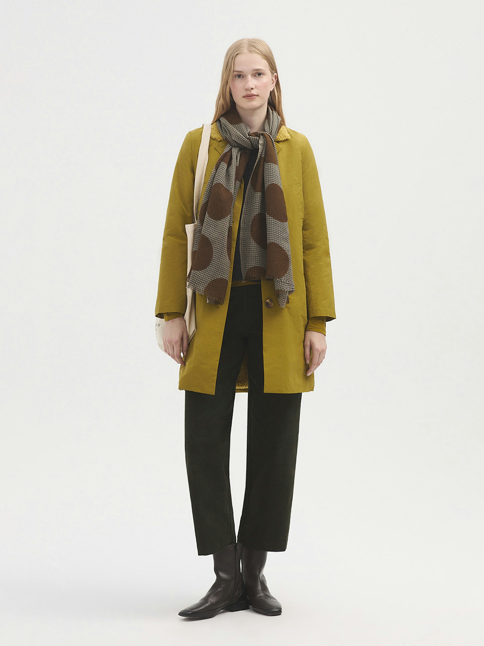 Sheepskin lined parka