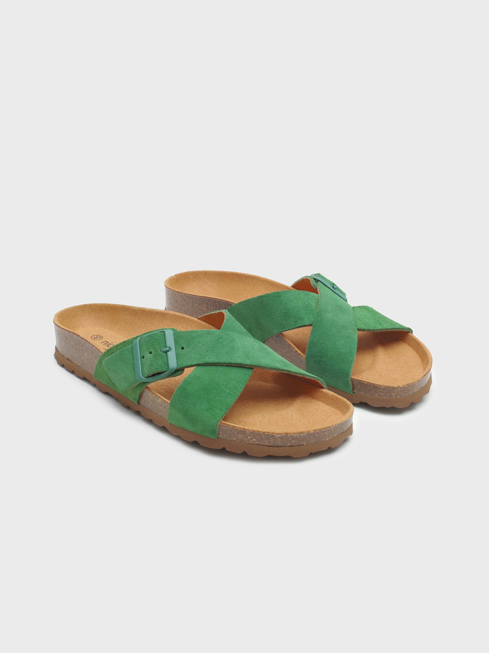 Sandale bio croute de cuir
