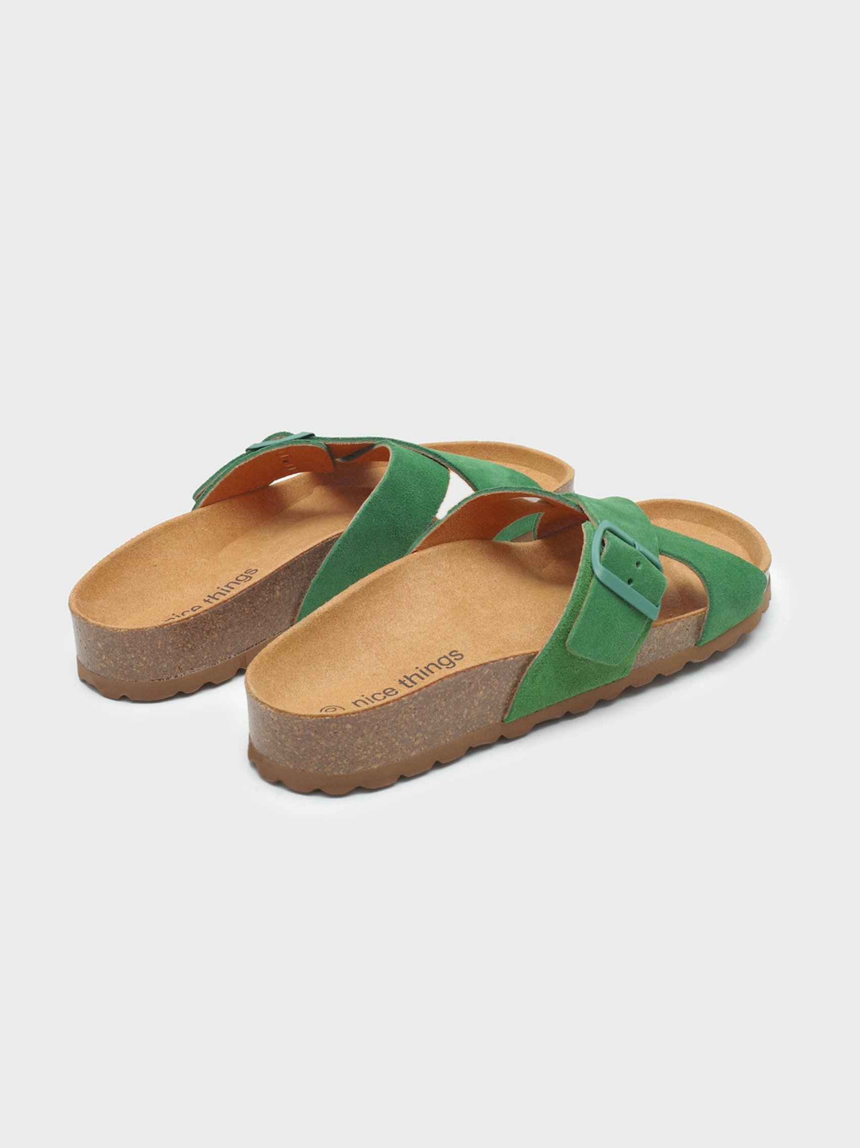Sandale bio croute de cuir