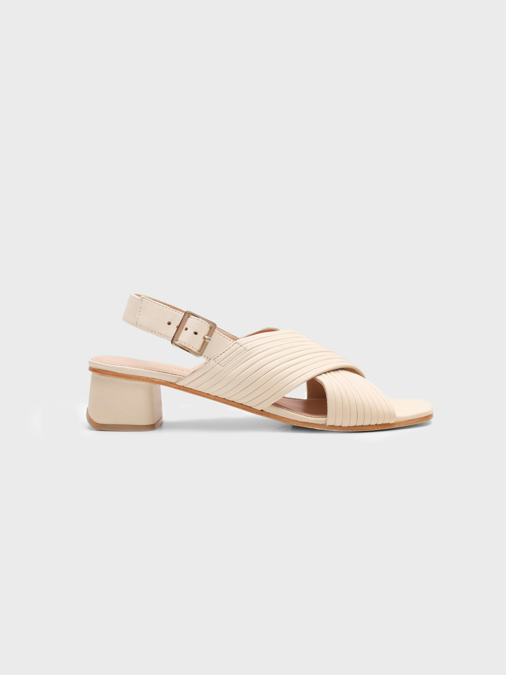 Sandale talon multibrides