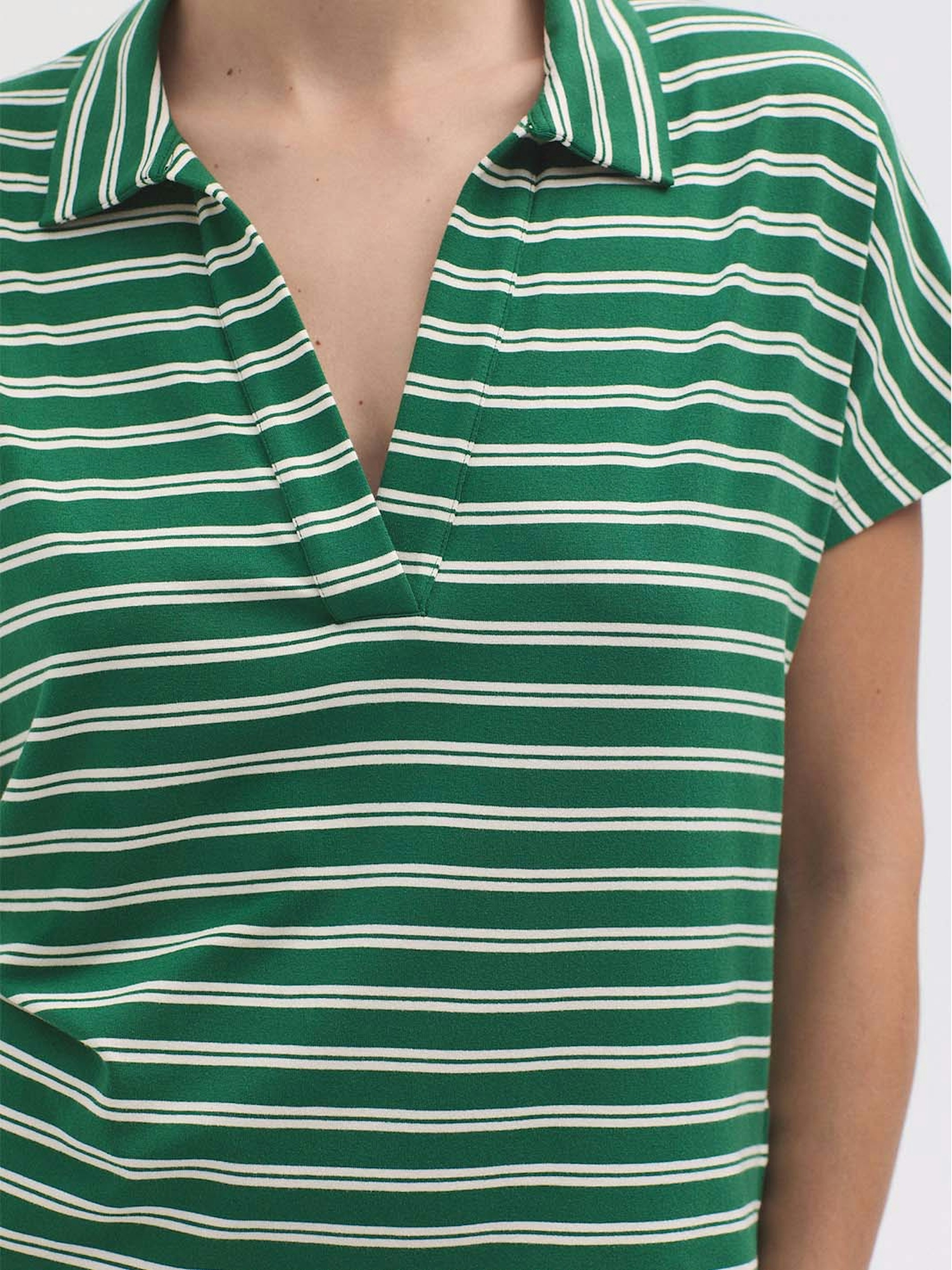 Camiseta polo rayas