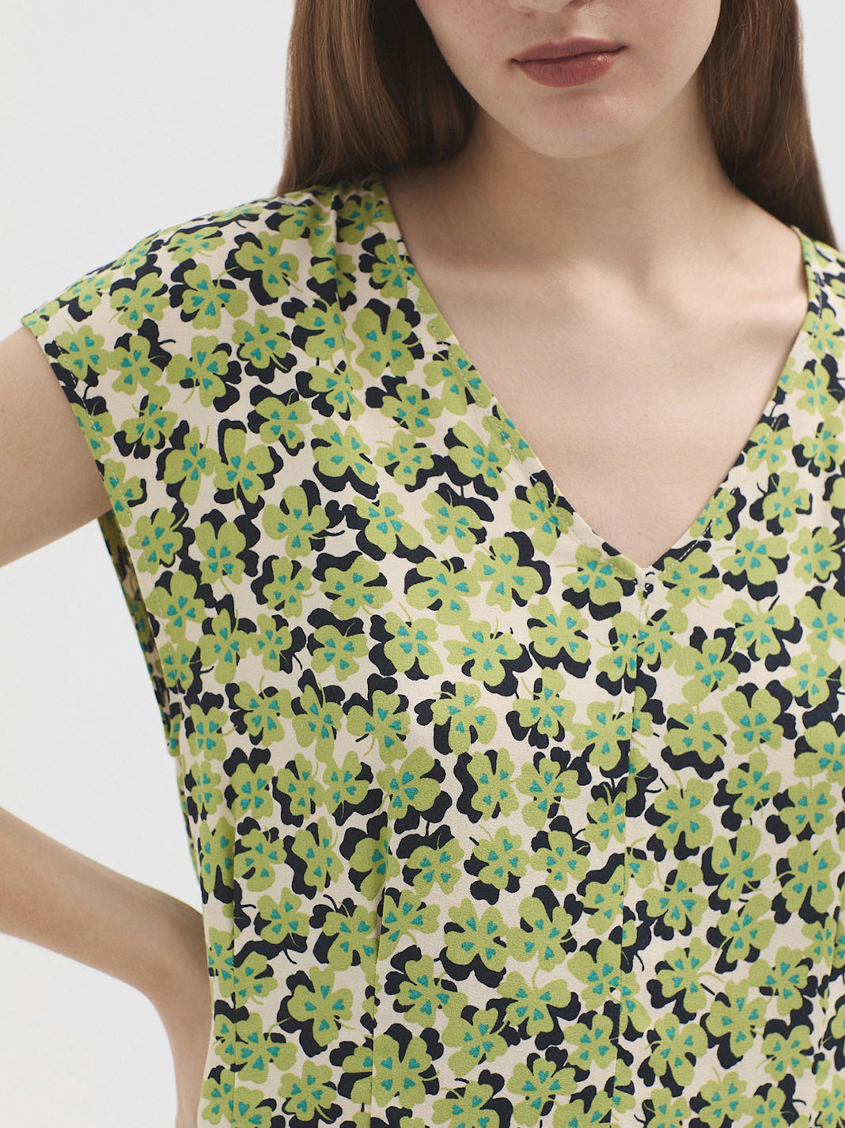 Lucky Clover crêpe top