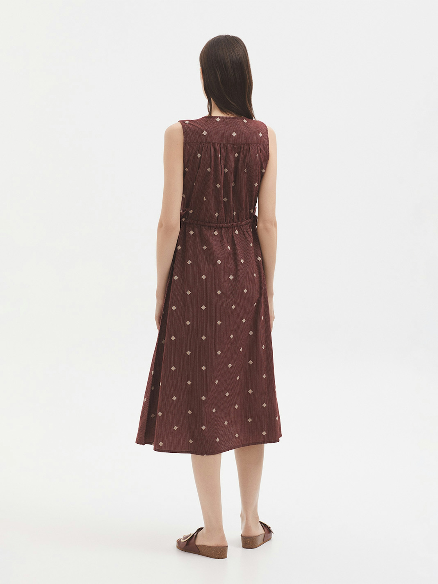 Robe Diamond jacquard
