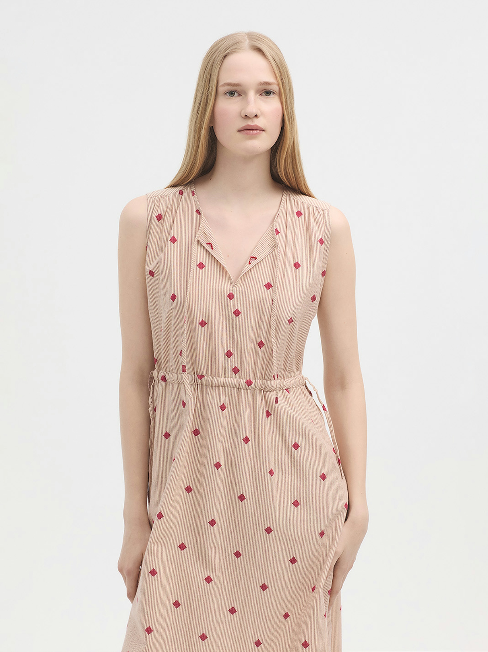 Vestido Diamond jacquard