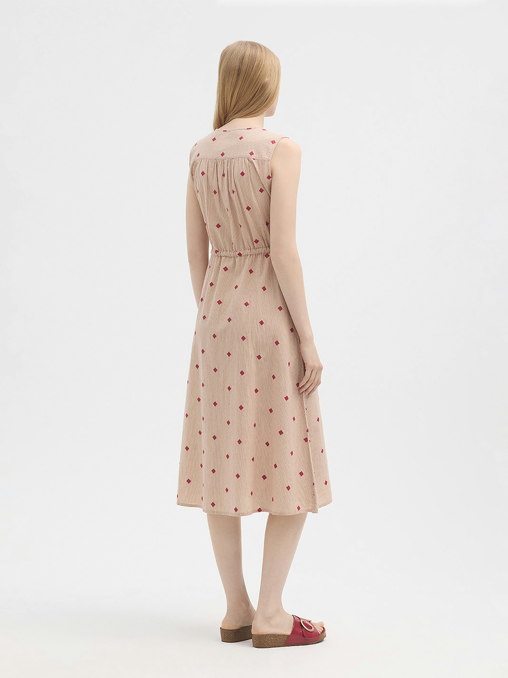 Vestido Diamond jacquard
