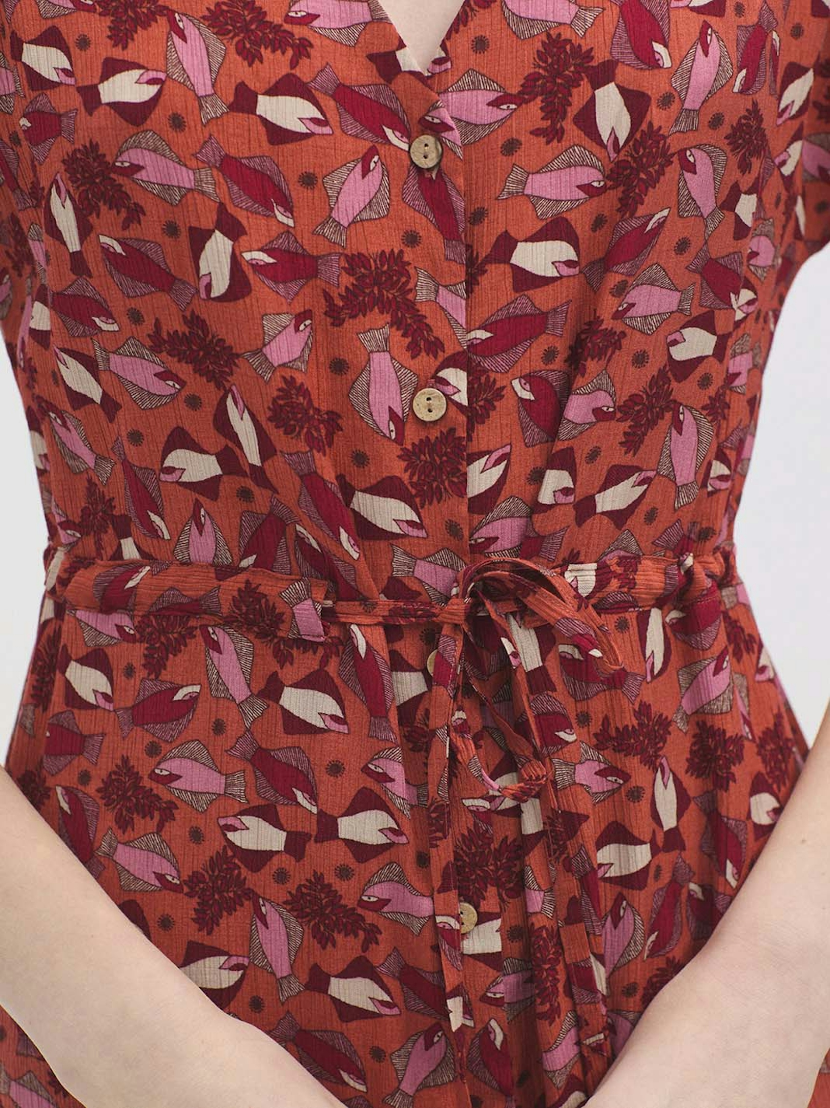 Vestido Hawaiian Fish