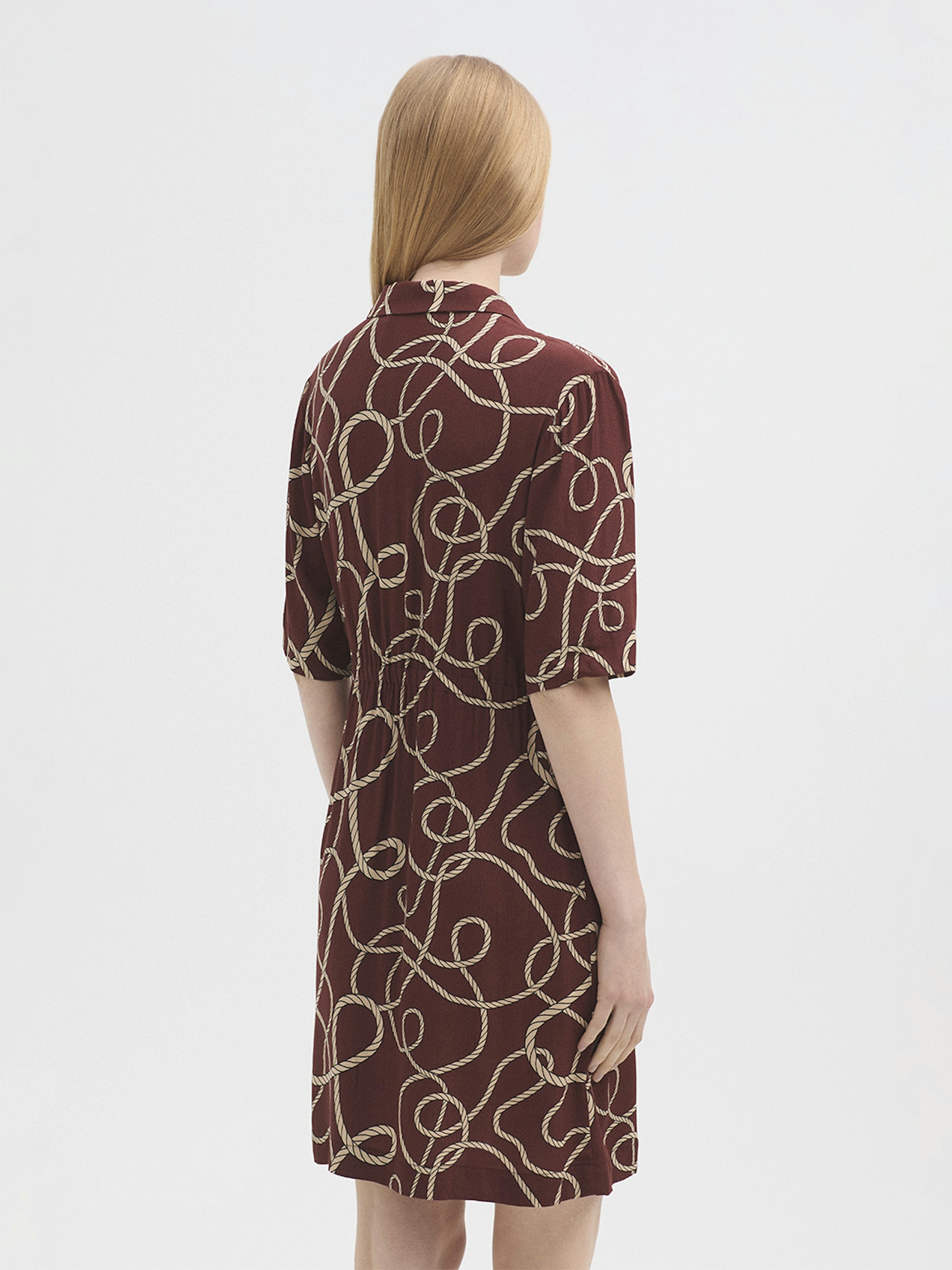 Anchor Ropes shirt dress