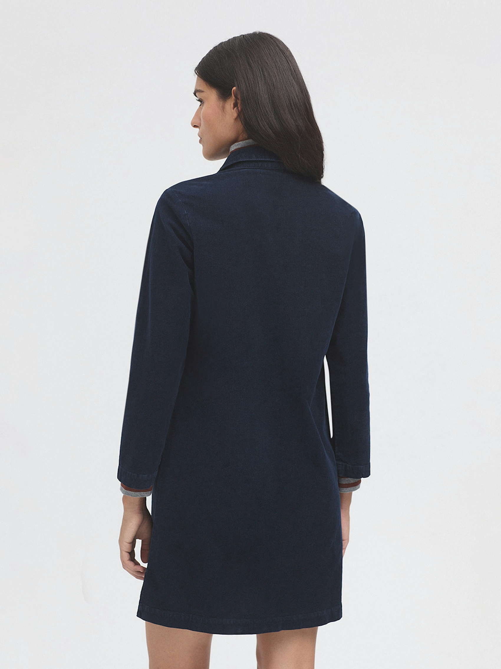 Micro cord shirt dress 4