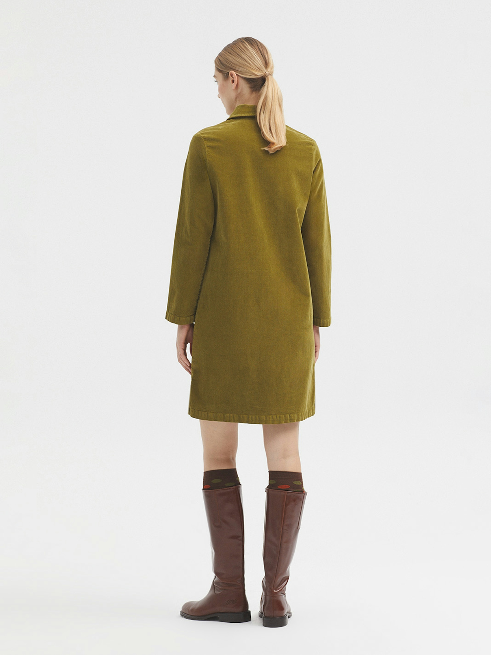 Vestido camisero micropana