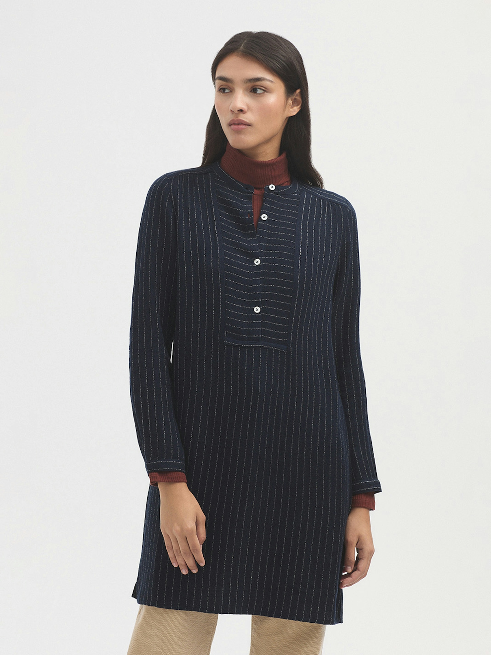 Striped mini dress
