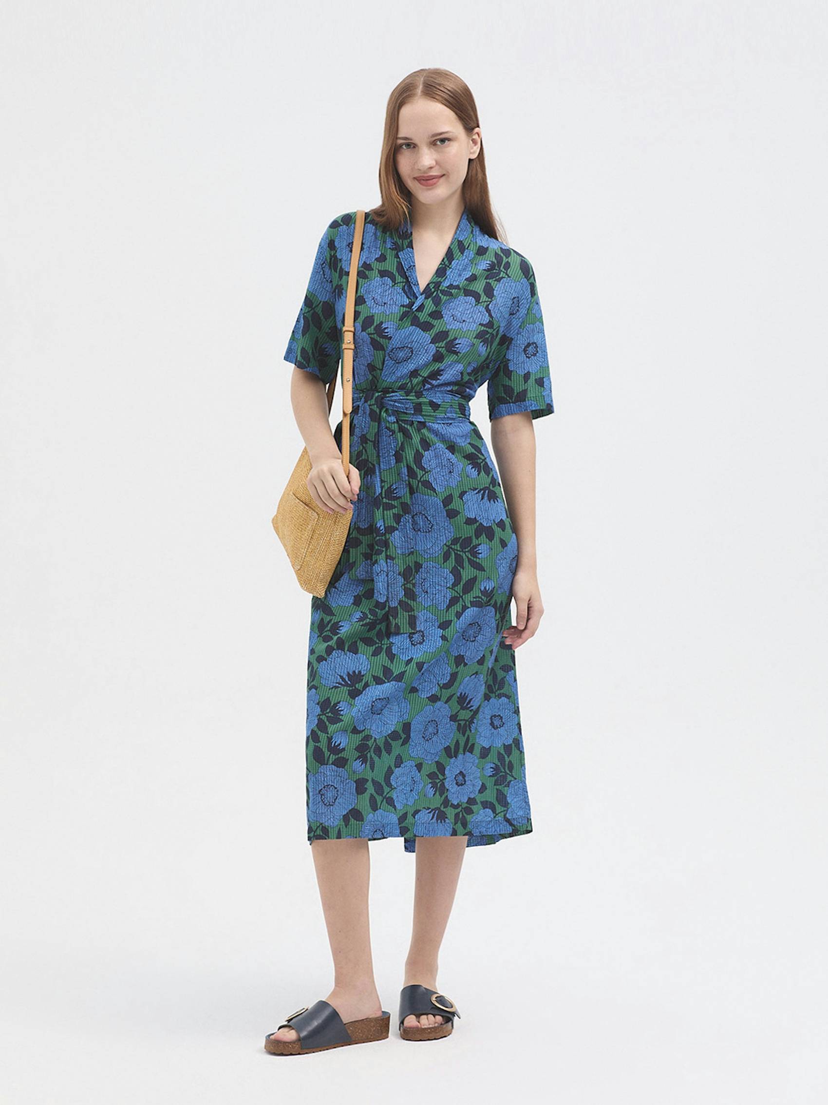 Vestido cuadrillé Camelia