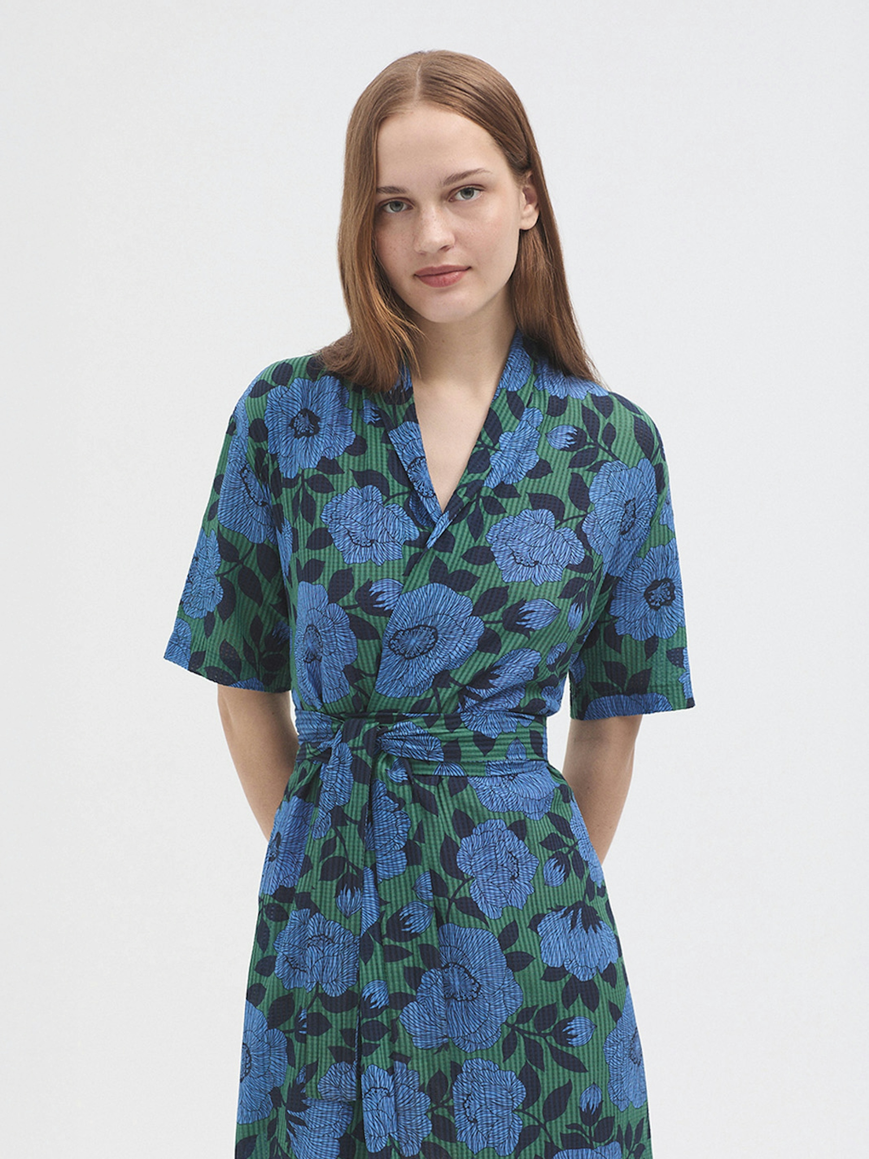 Vestido cuadrillé Camelia