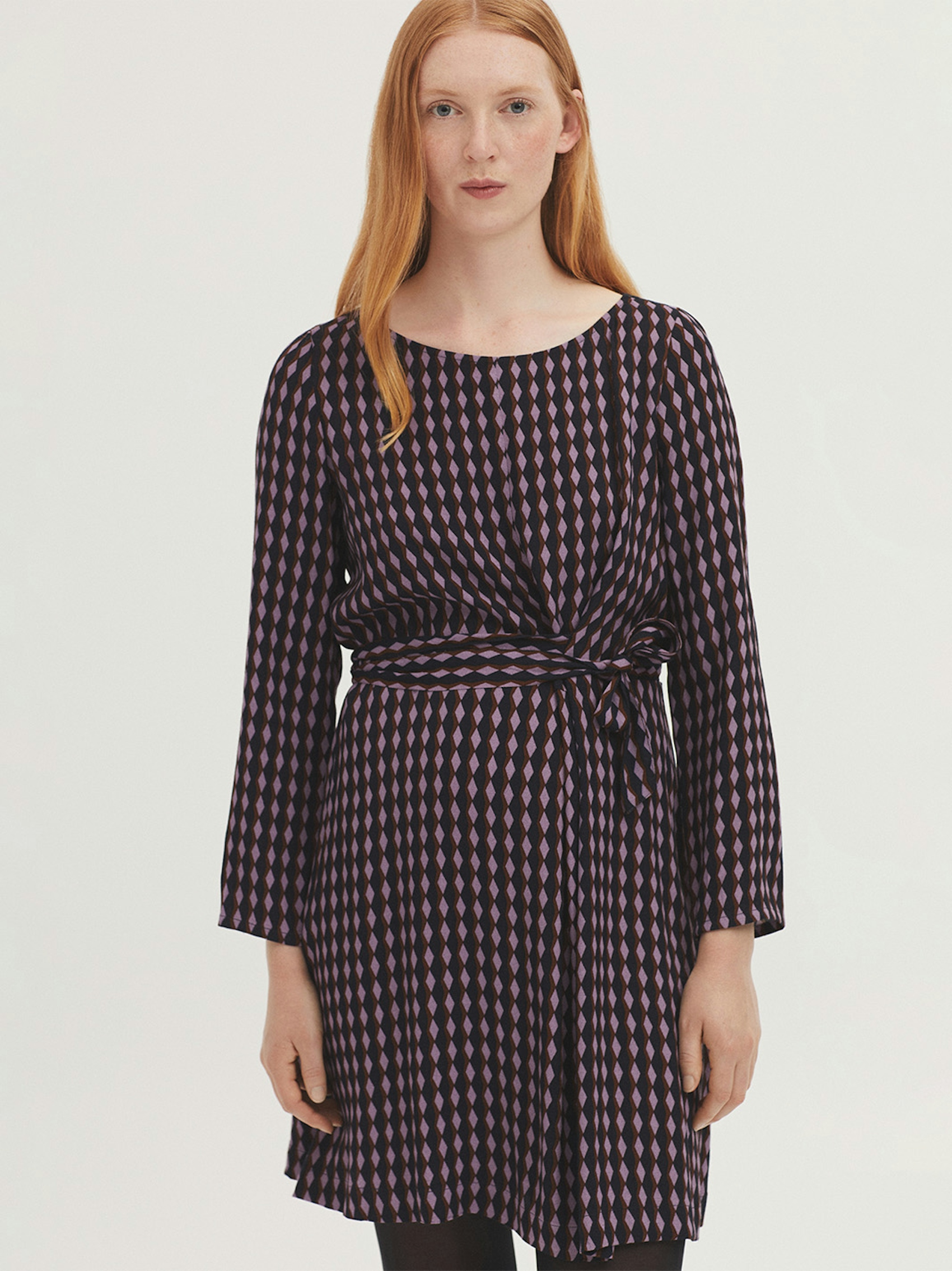 Endless Column print dress