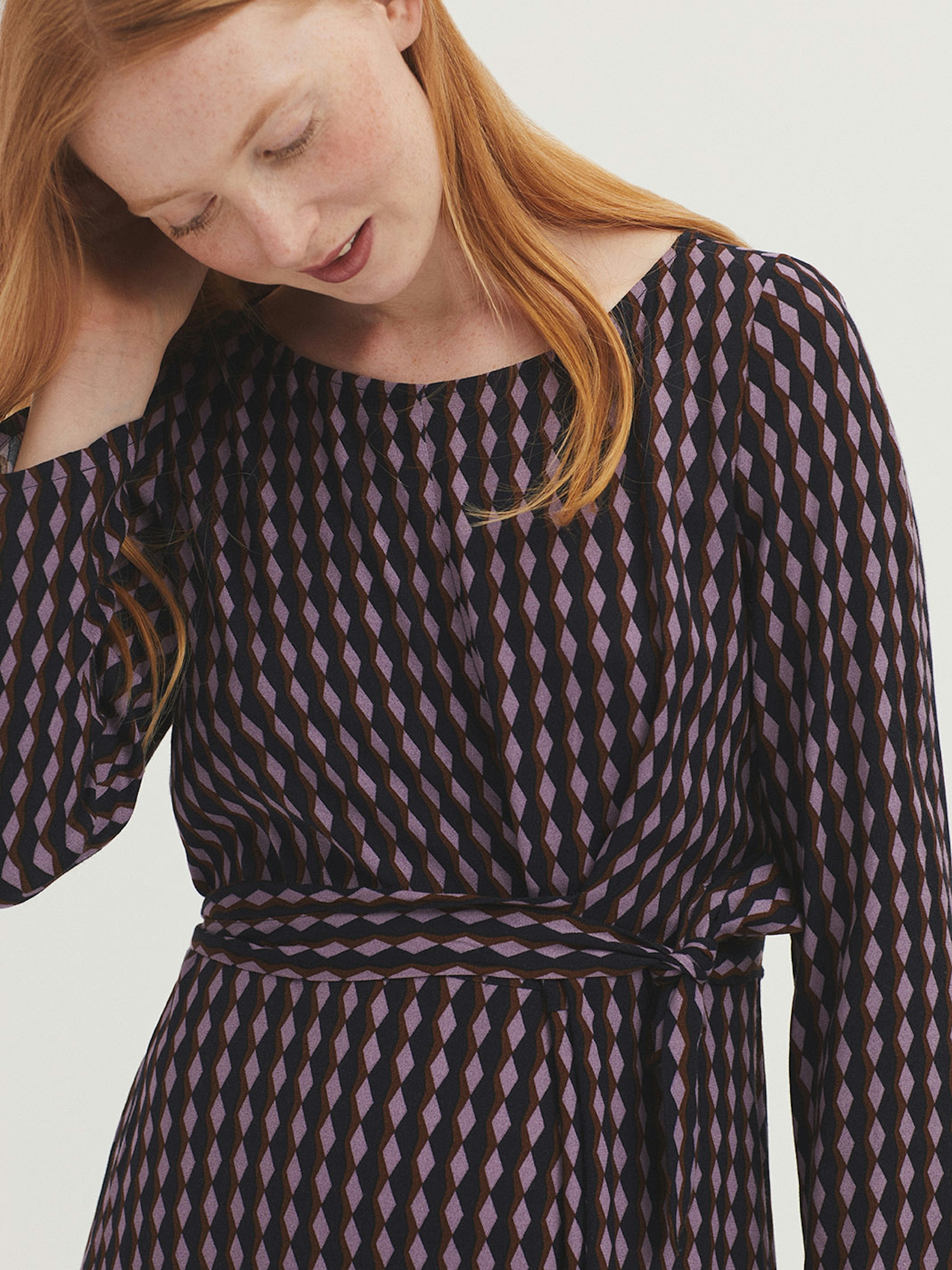 Endless Column print dress